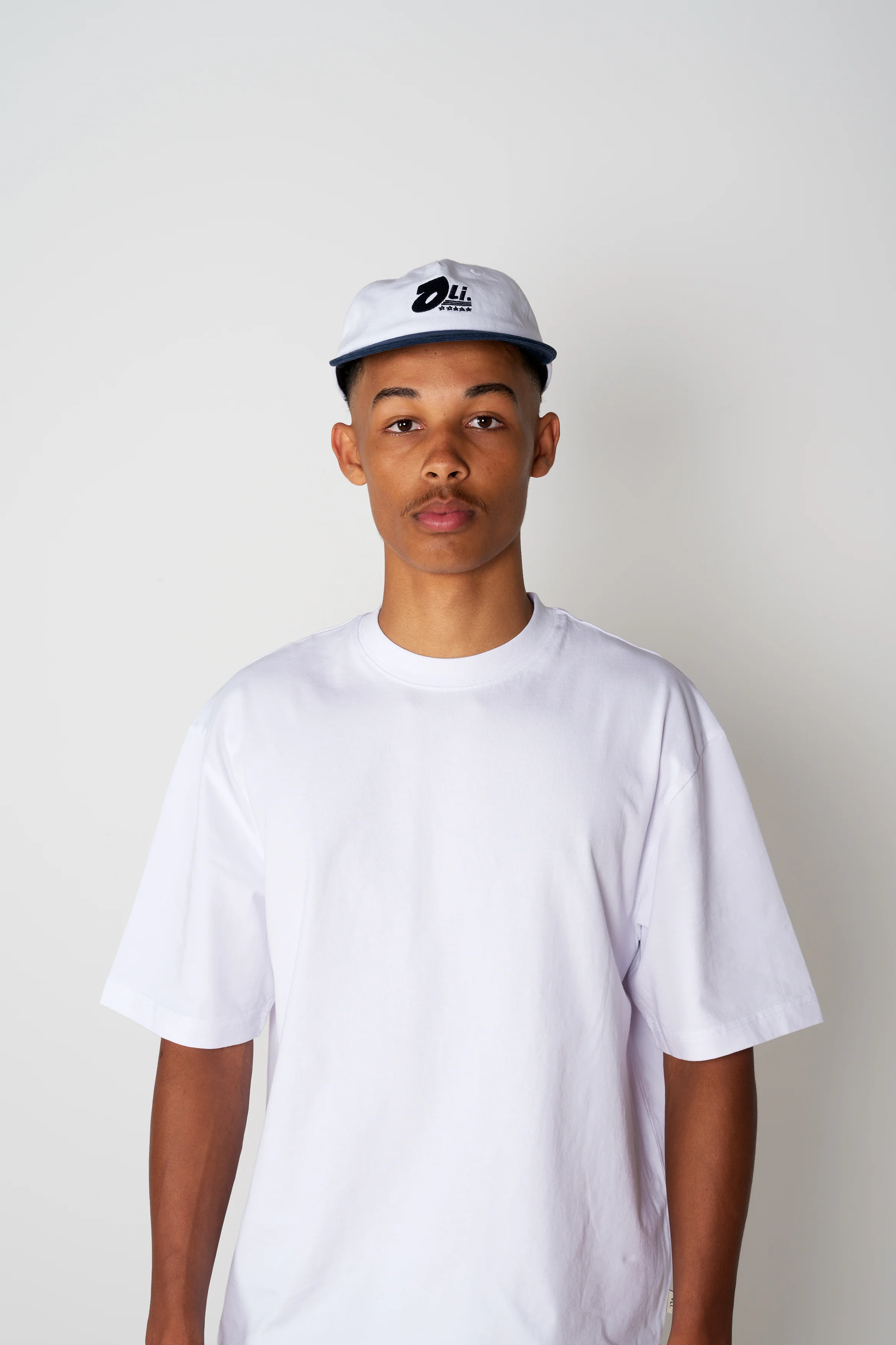5 Star Cap - White/Navy - Image 7