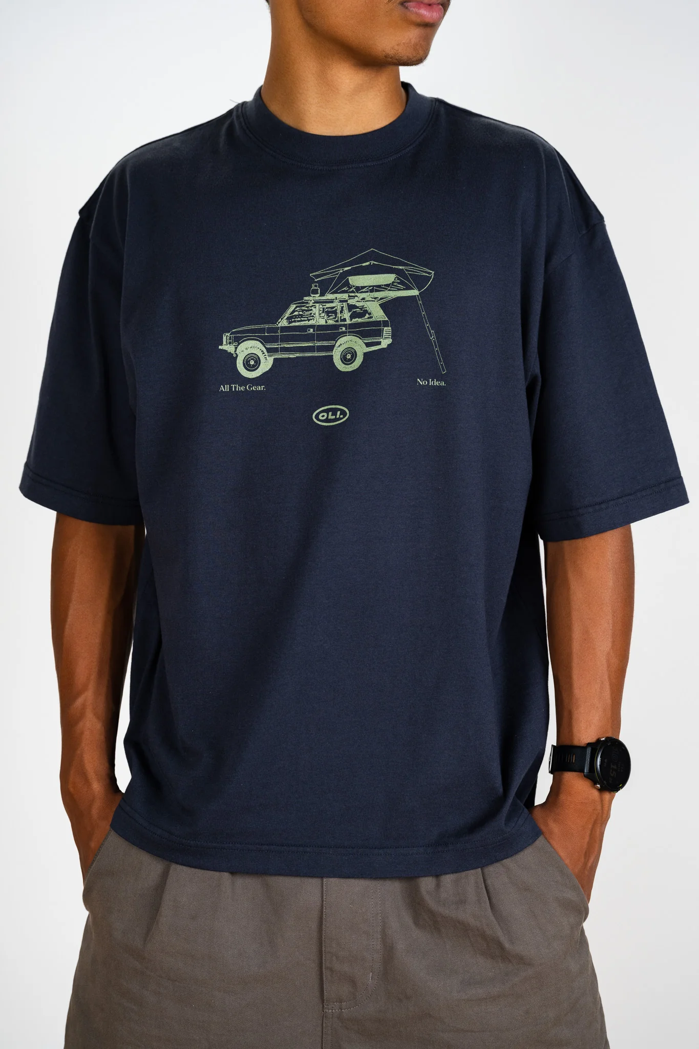 All The Gear No Idea T - Navy - Image 4