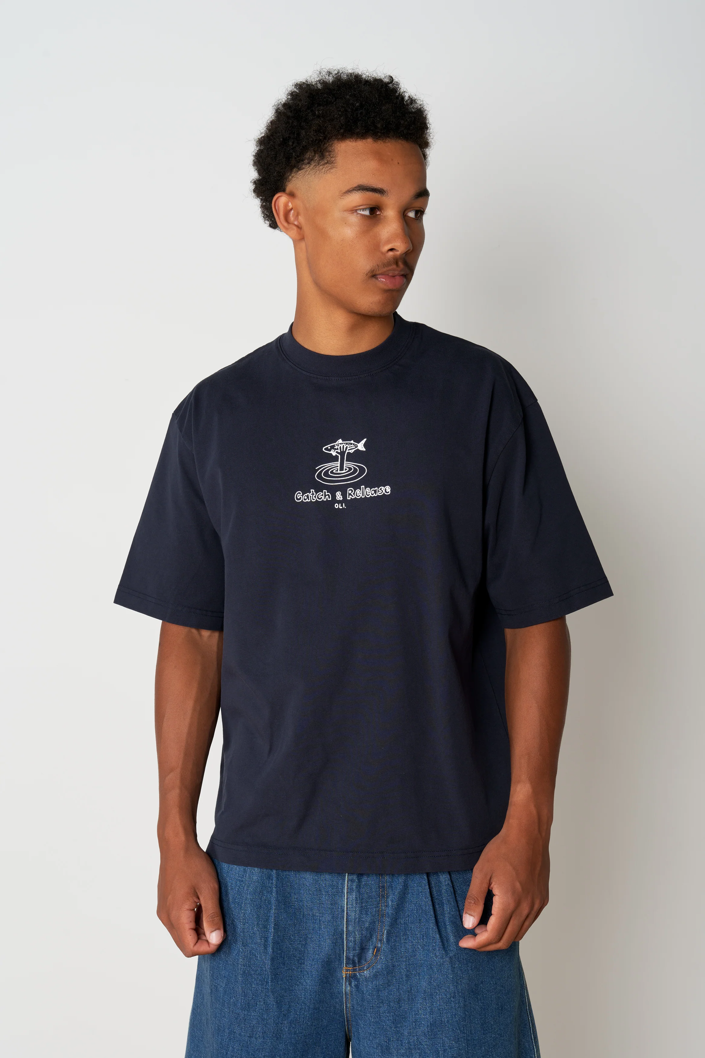 Catch & Release T - Navy - Image 4