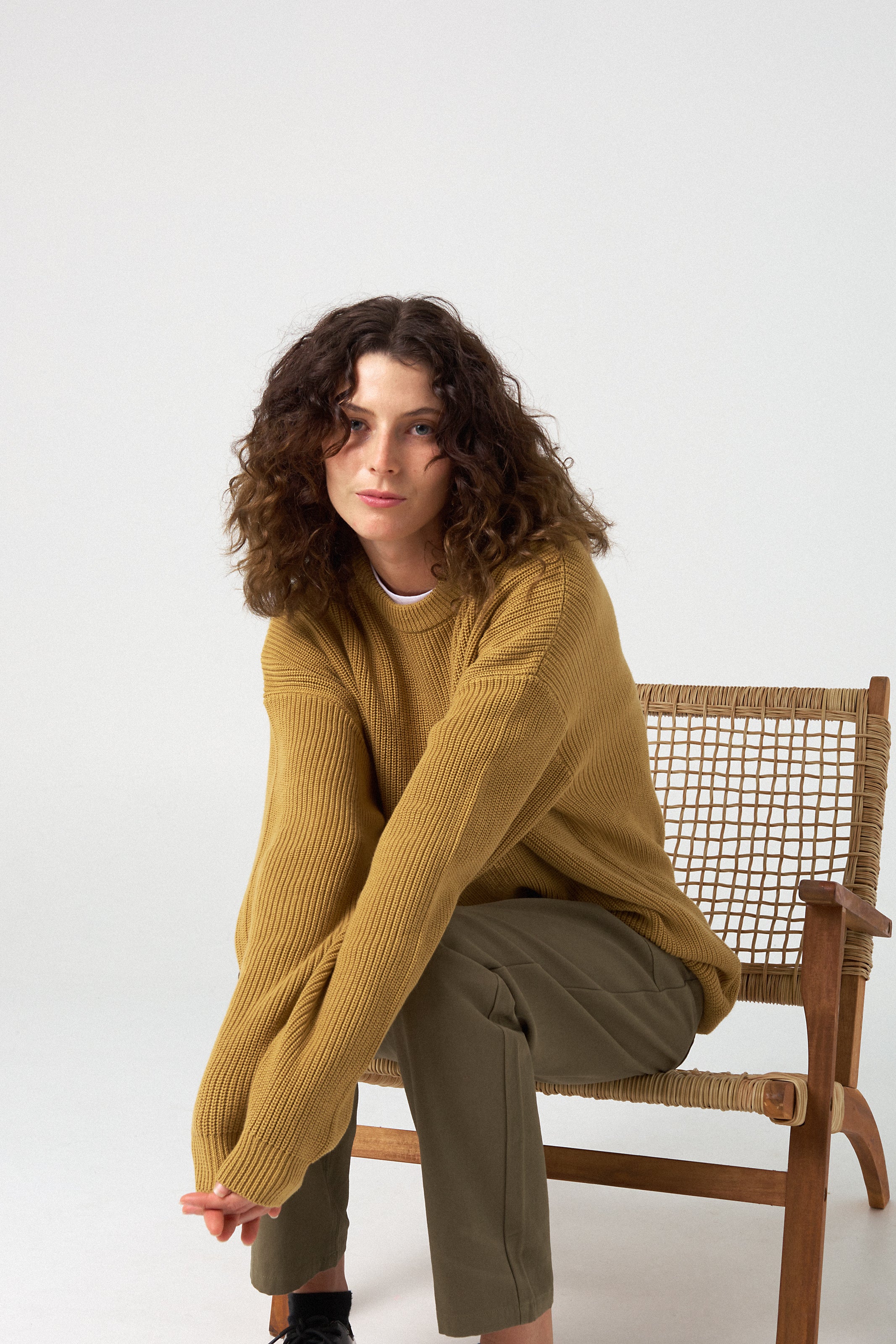 Chunky Knit - Mustard - Image 10