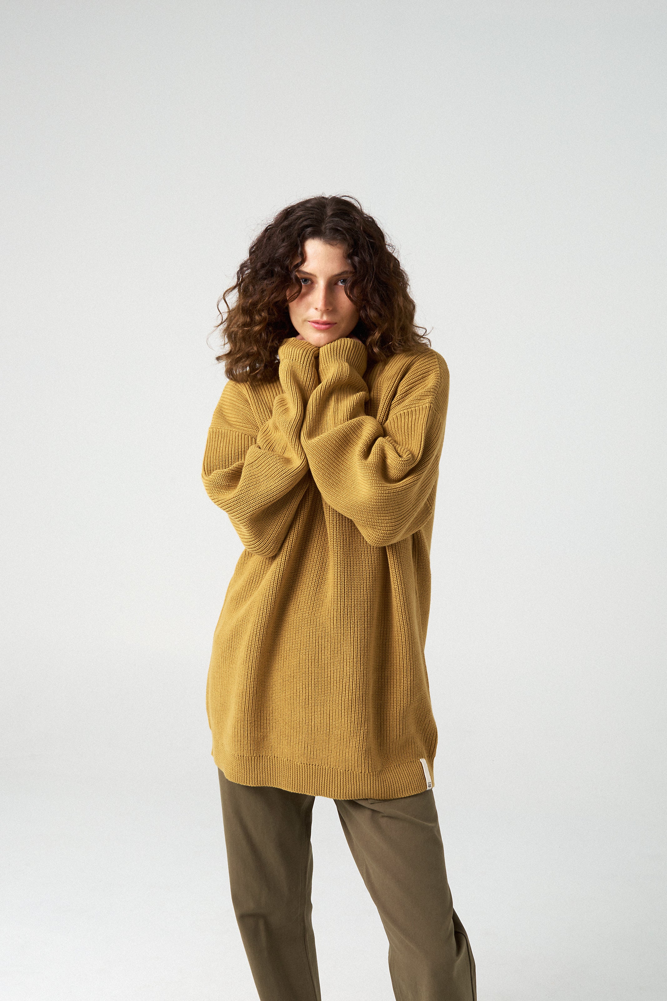 Chunky Knit - Mustard - Image 11