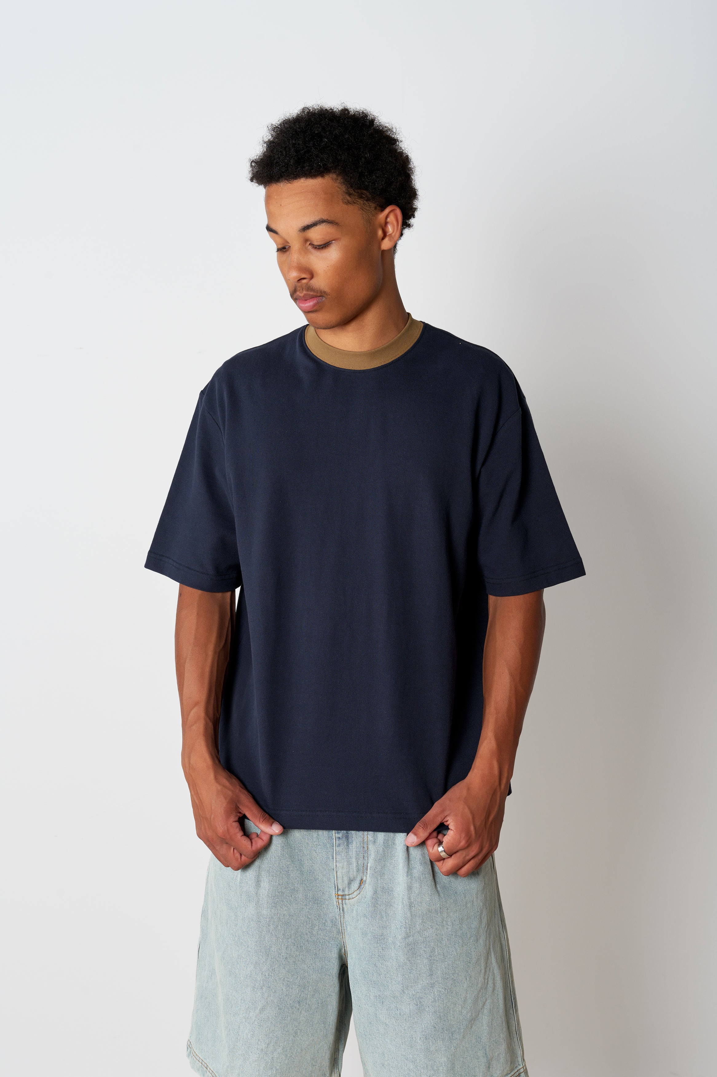 Contrast T - Navy - Image 3