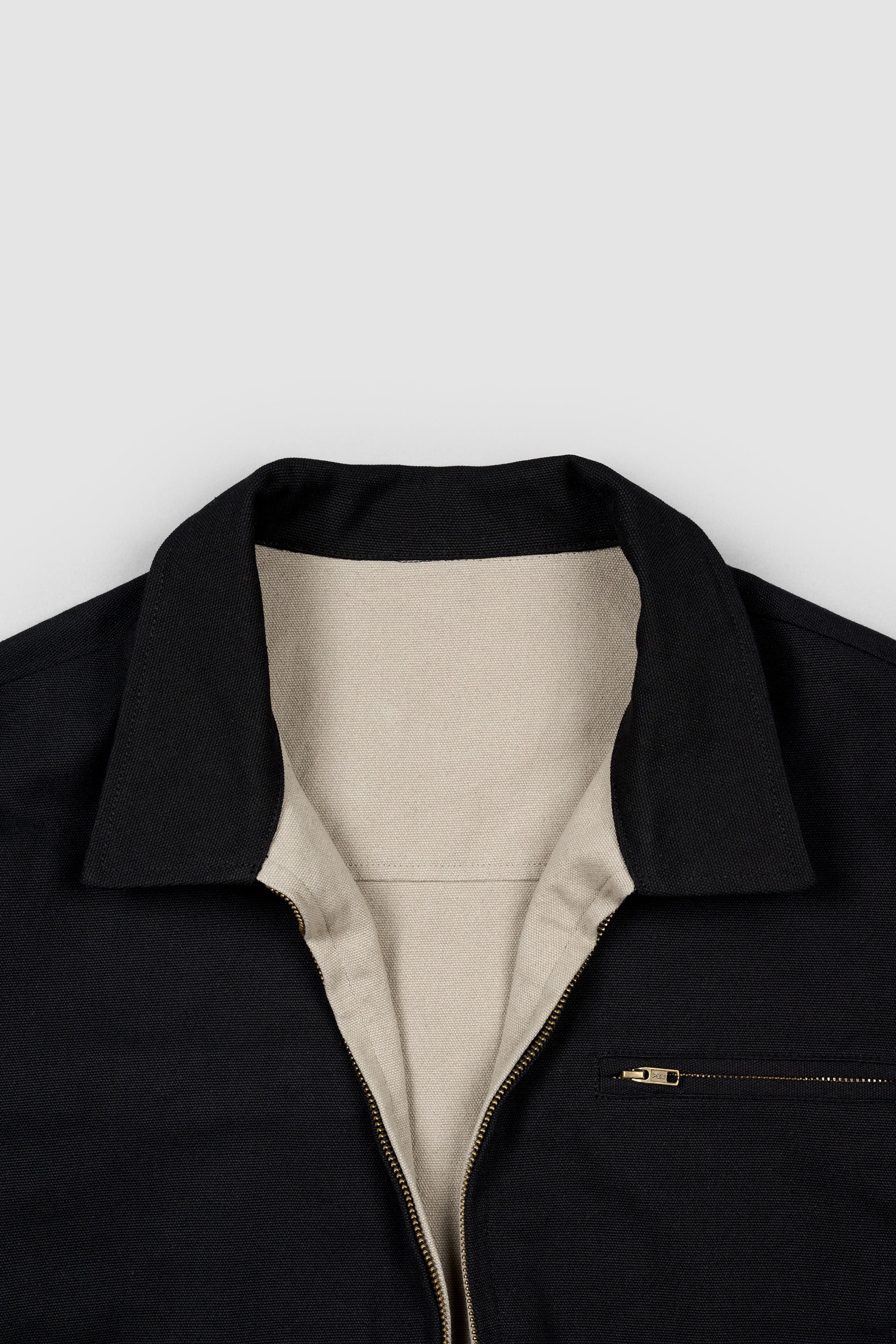 Cropped Reversible Kelpie Jacket - Black/Stone - Image 15