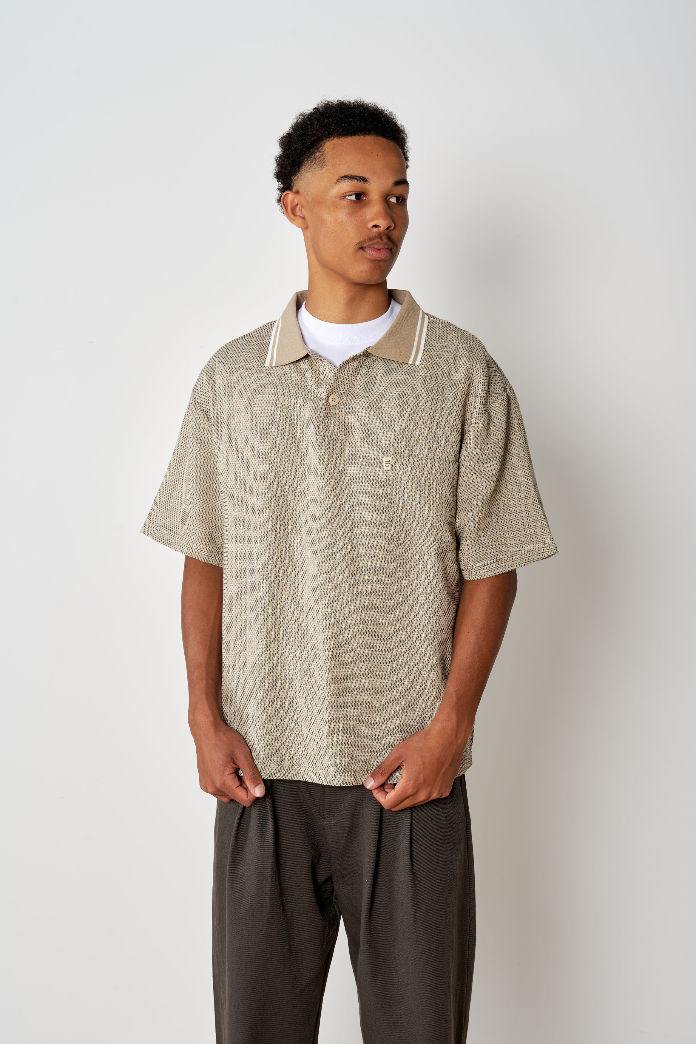 Diamond Polo - Sand - Image 3