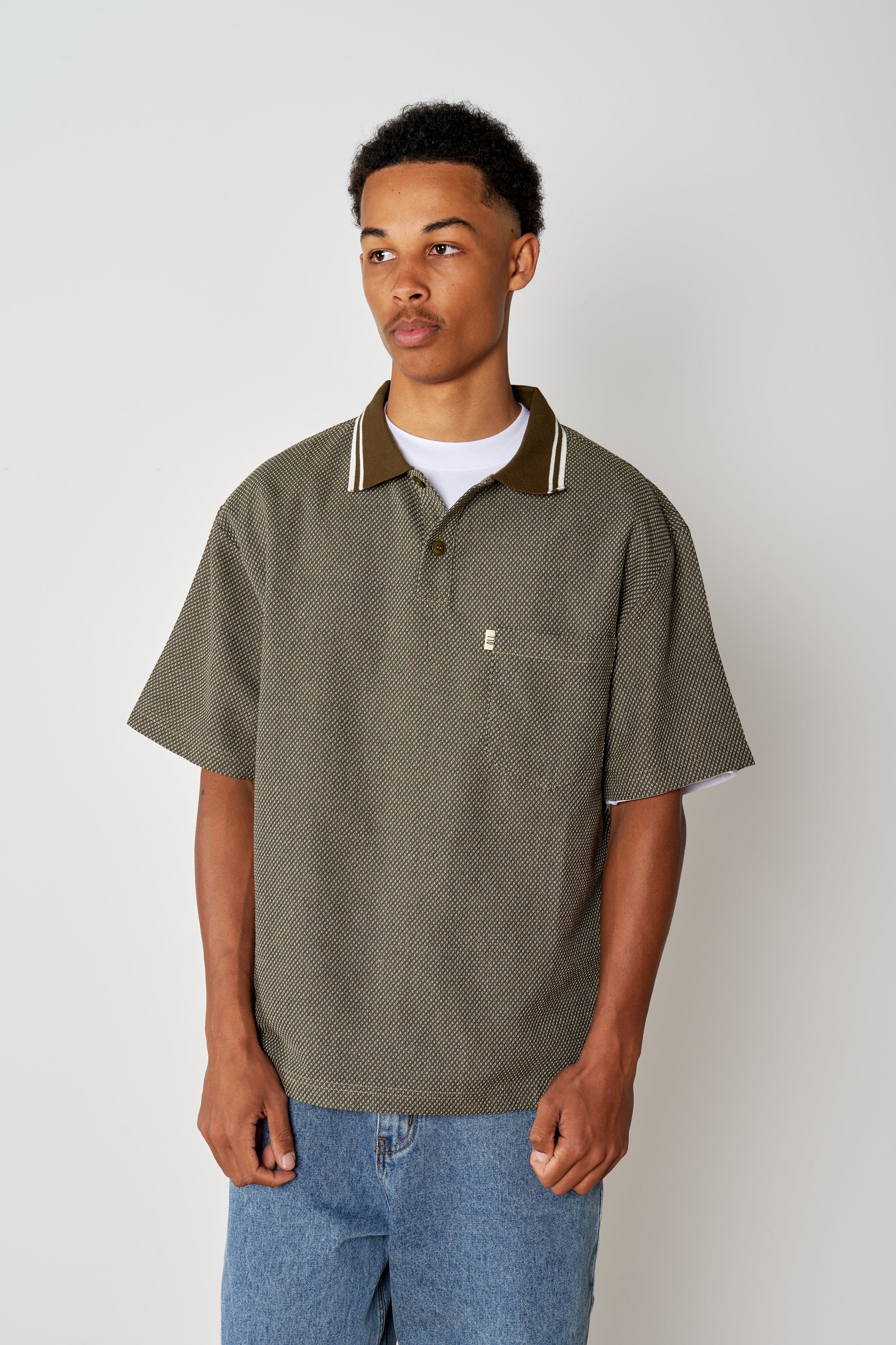 Diamond Polo - Olive - Image 3