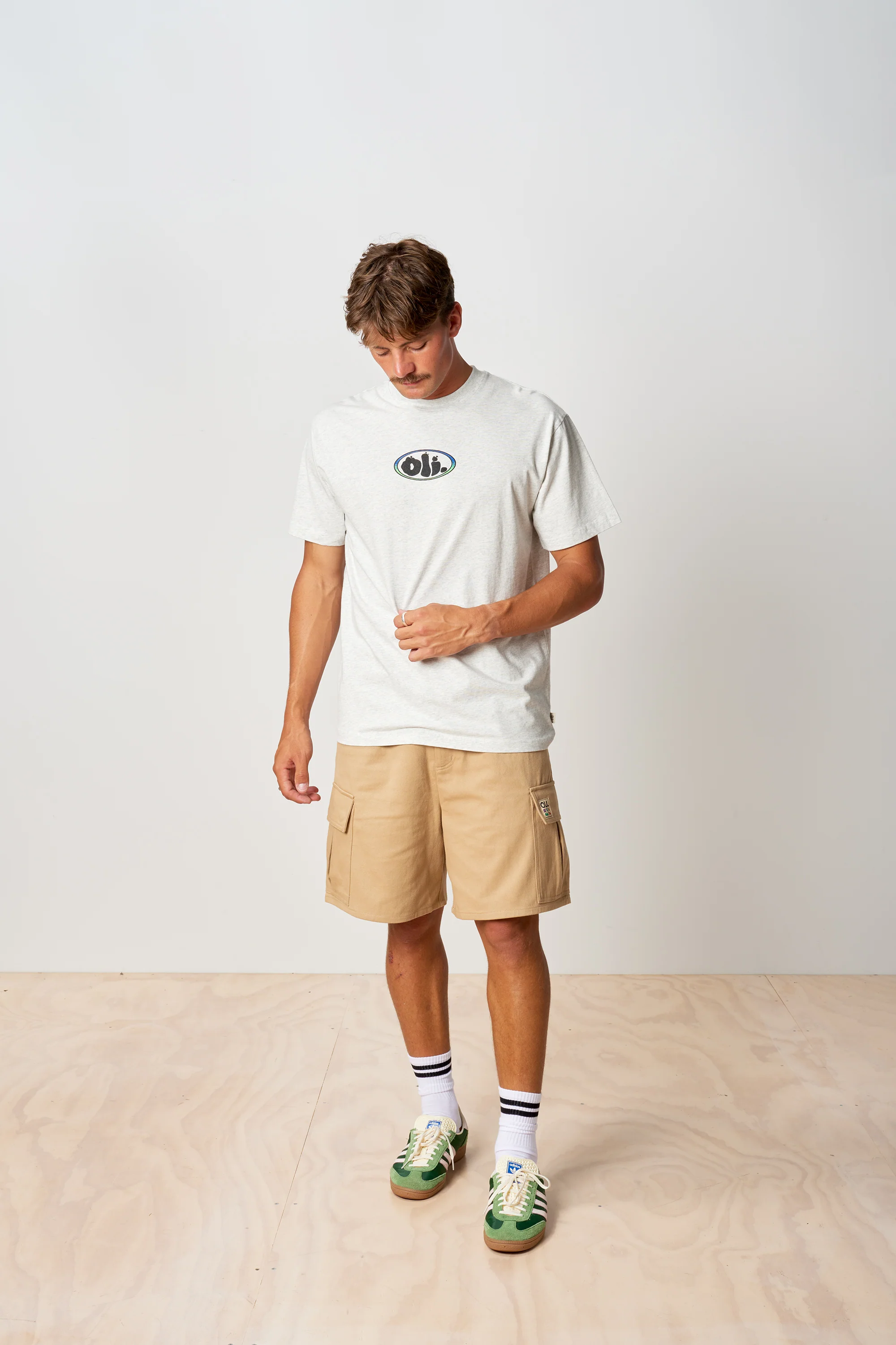 Fluid Logo T - Snow Marle - Image 3
