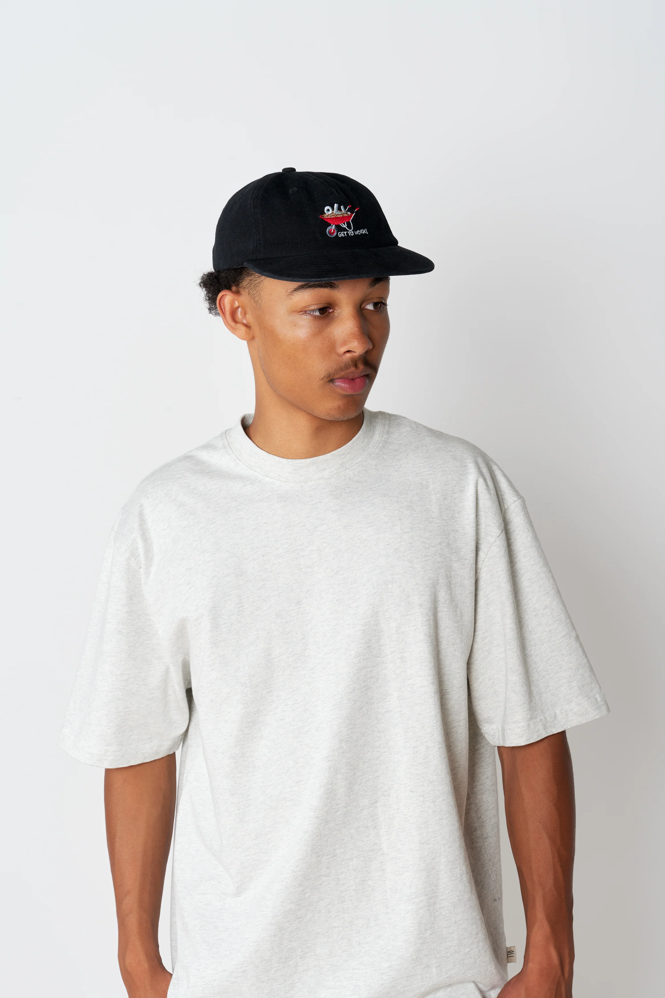 Get To Work Cap - Black - Image 5