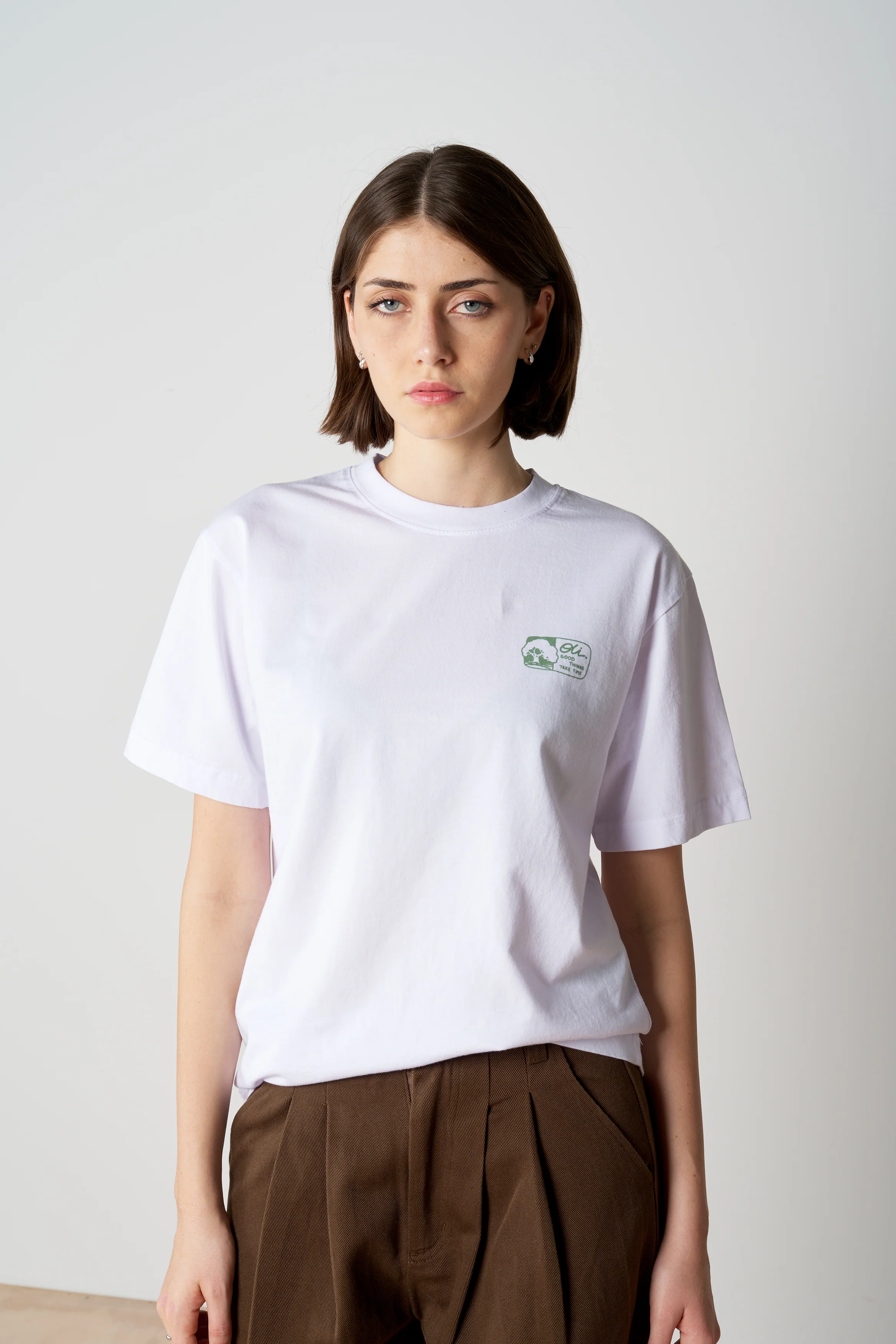 Good Things Take Time Back Print T - White - Image 5