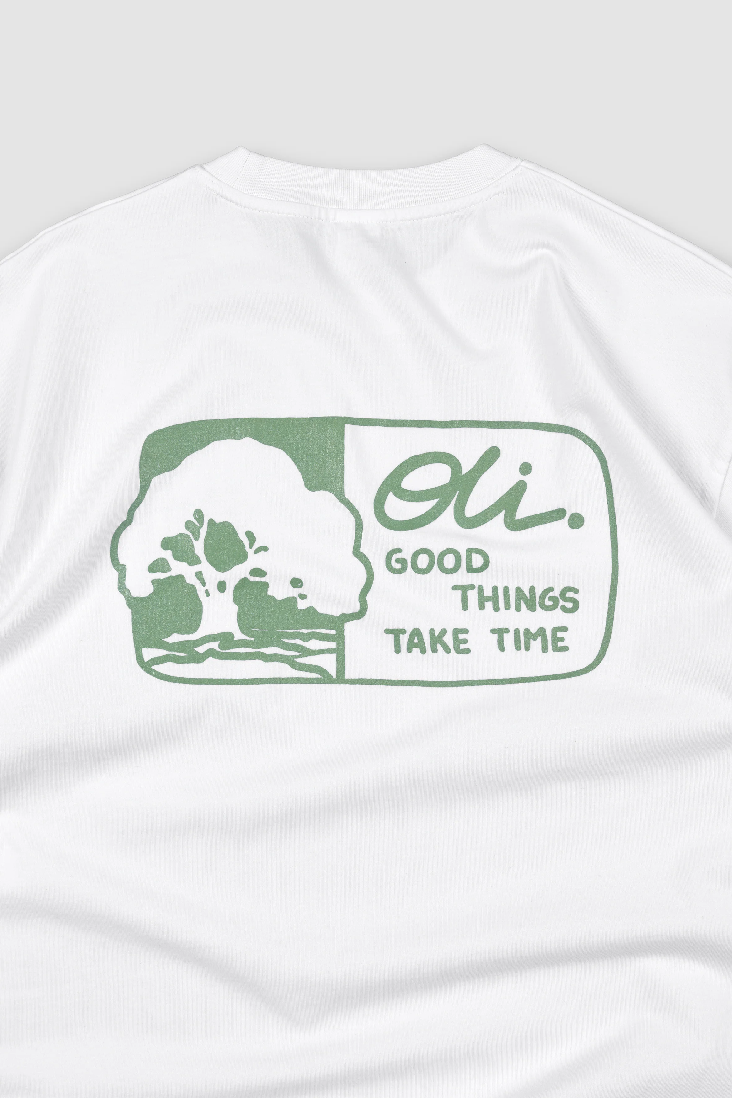 Good Things Take Time Back Print T - White - Image 7