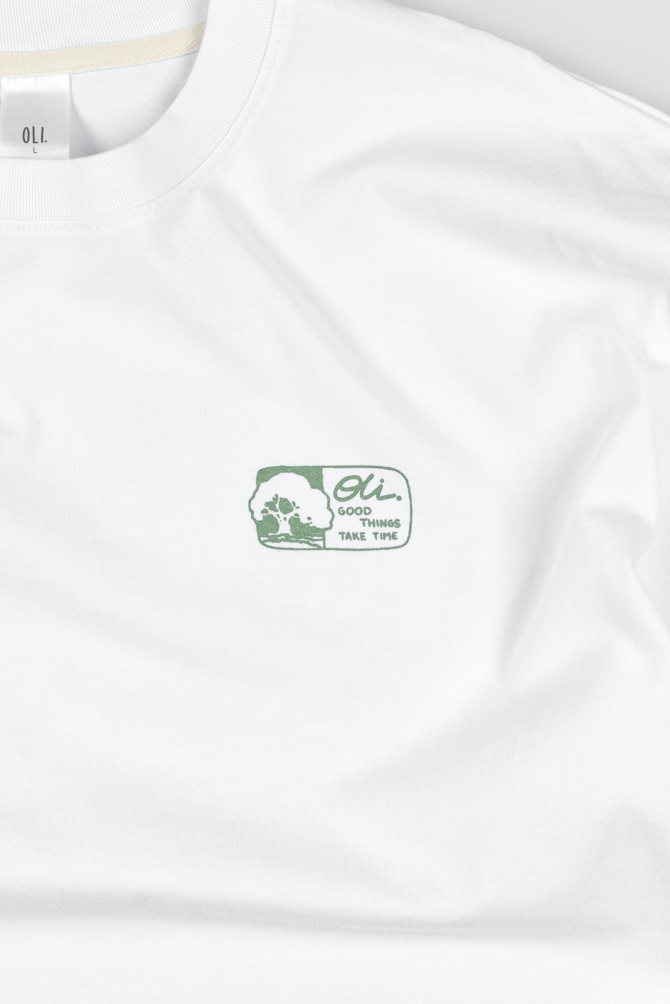 Good Things Take Time Back Print T - White - Image 8