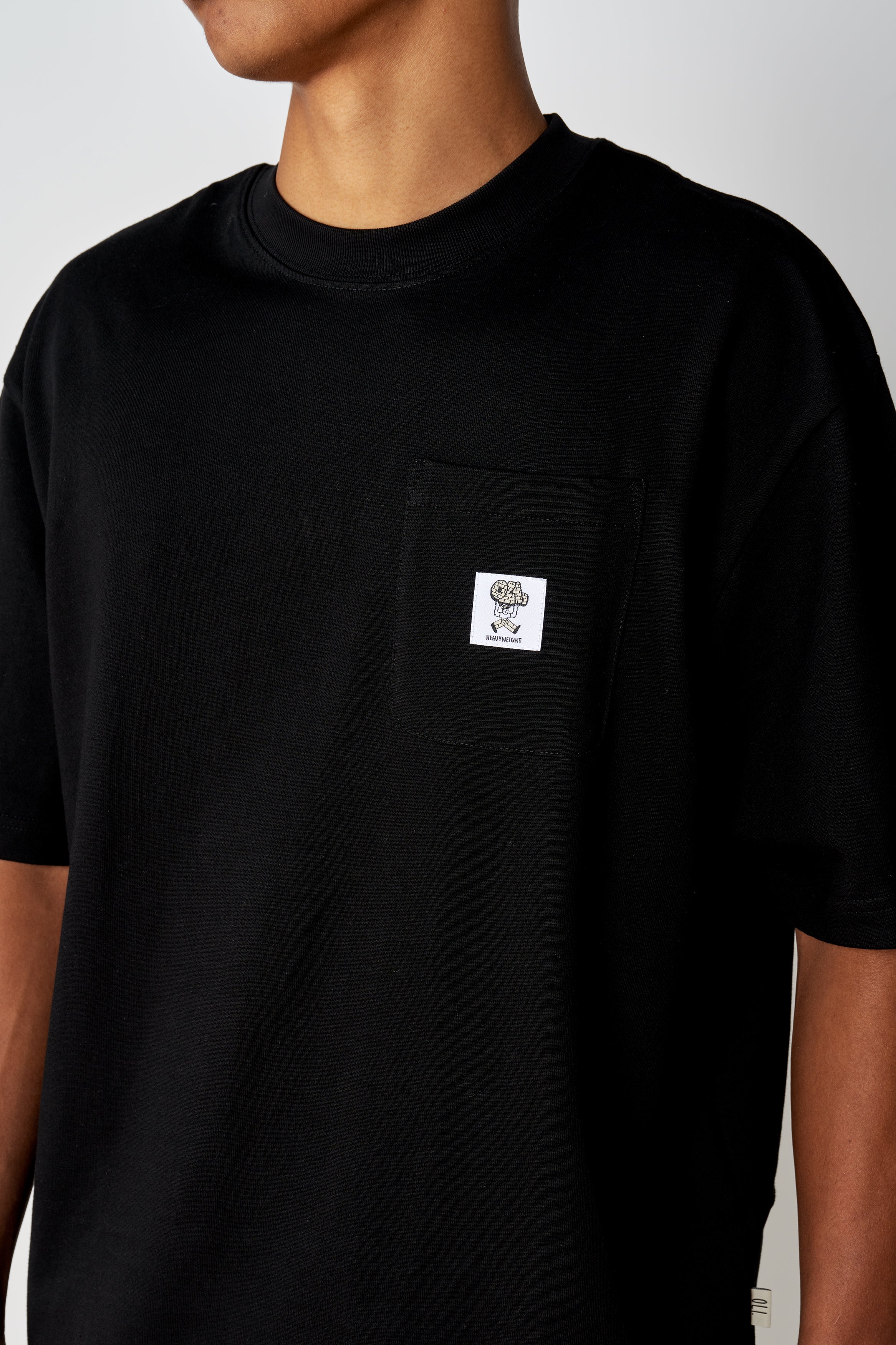Heavyweight Pocket T - Black - Image 4
