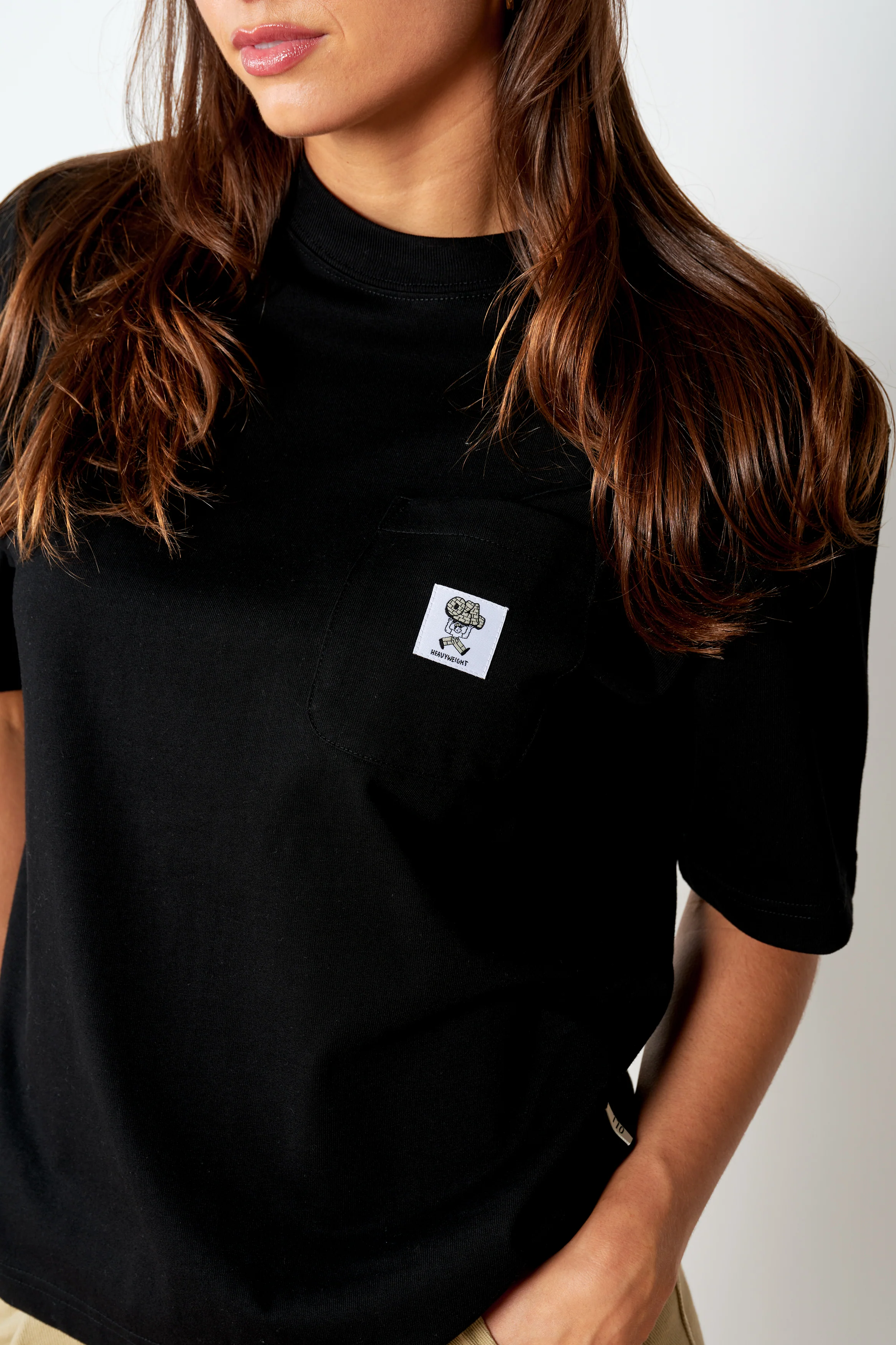 Heavyweight Pocket T - Black - Image 6