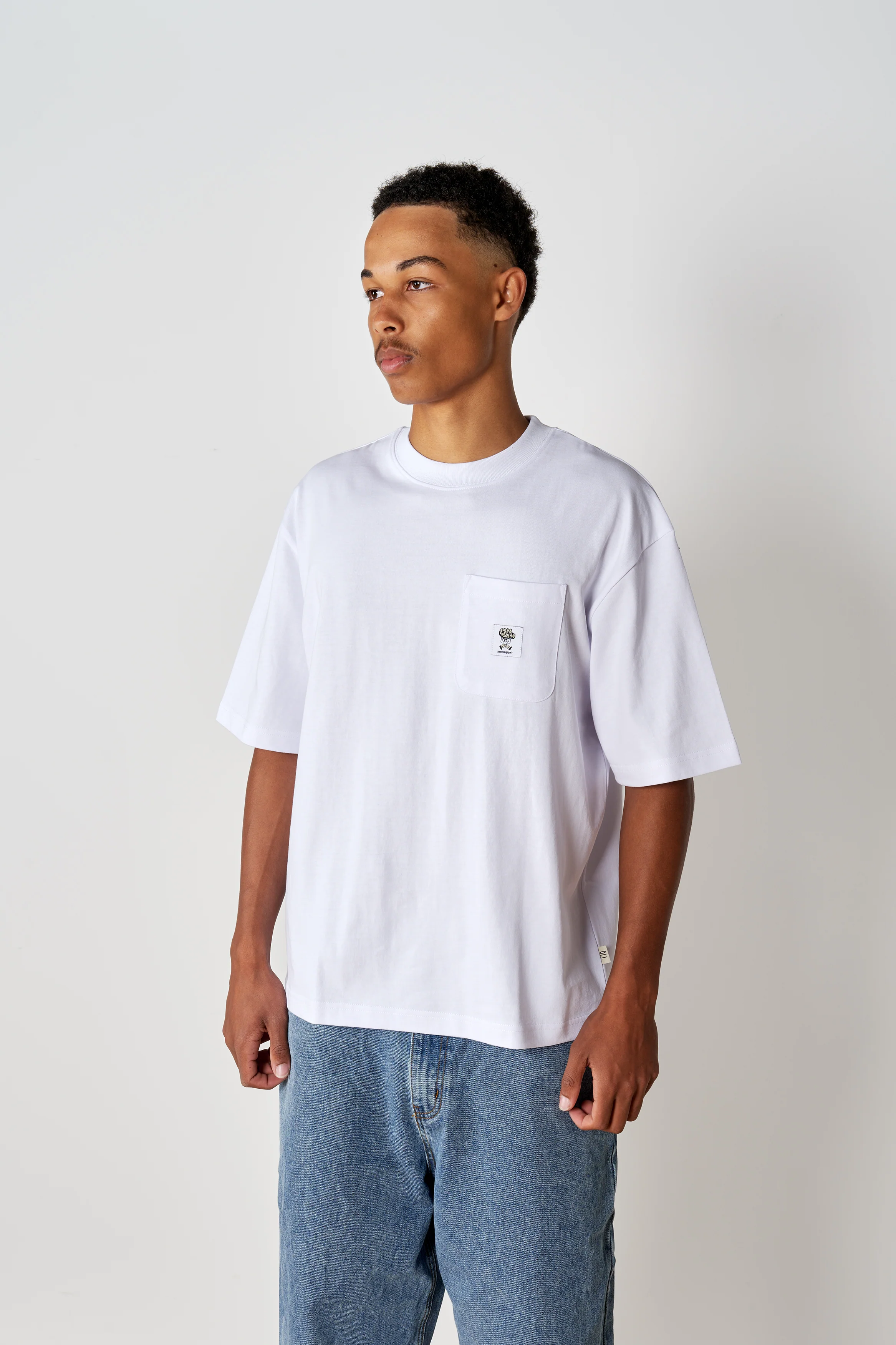 Heavyweight Pocket T - White - Image 3