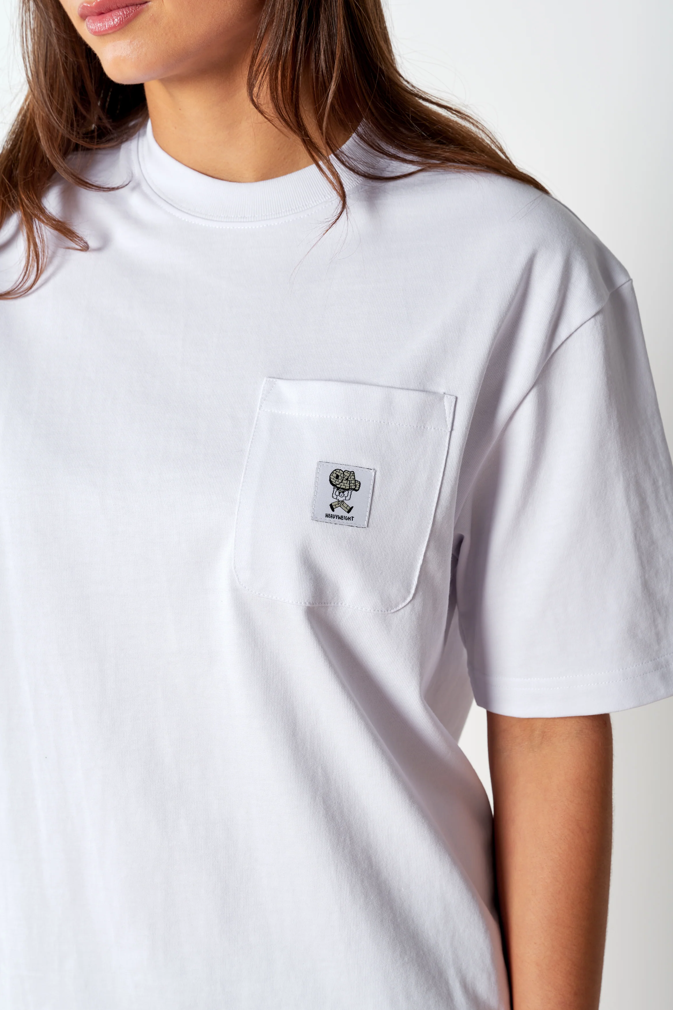 Heavyweight Pocket T - White - Image 6