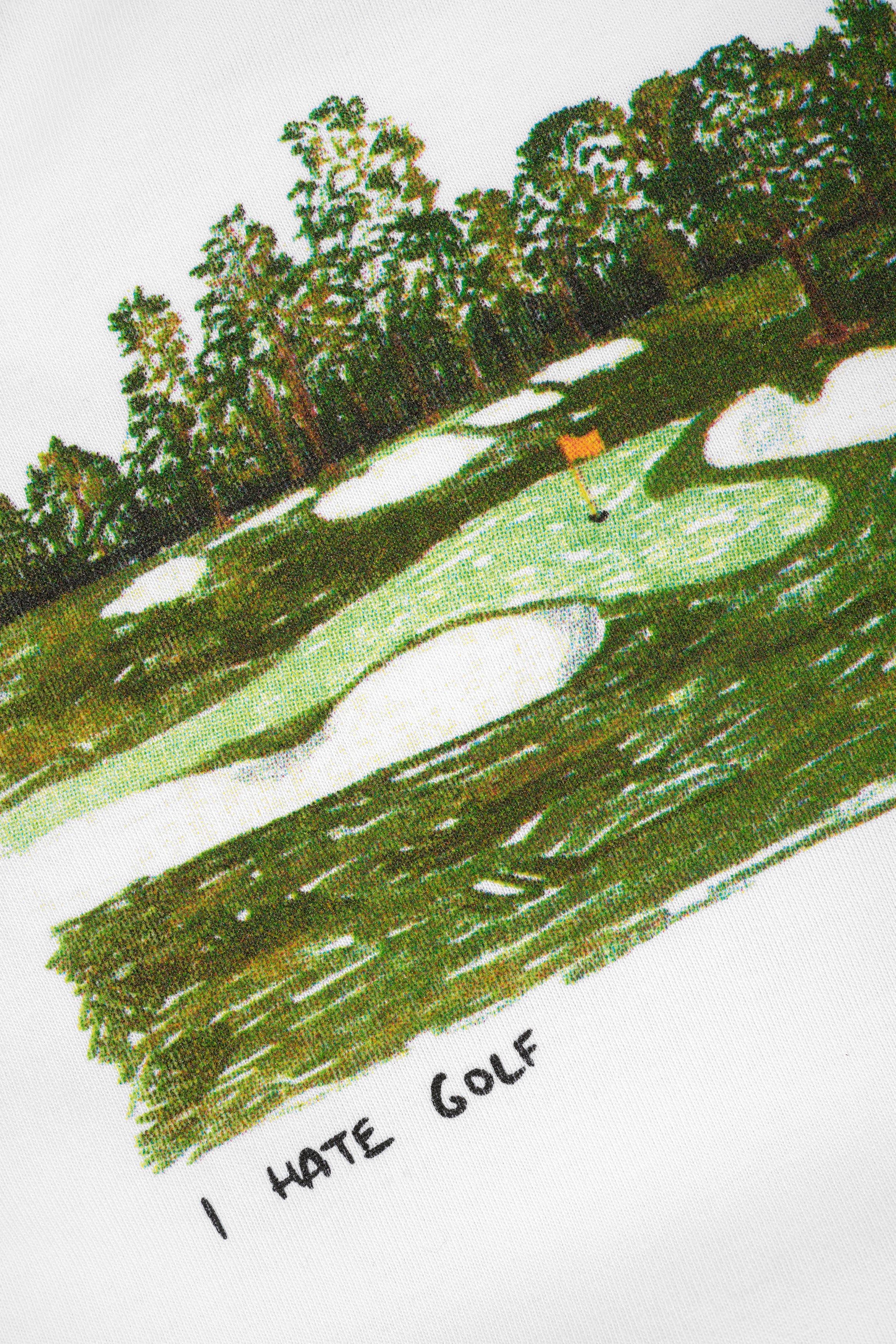 I Hate Golf T - White - Image 3