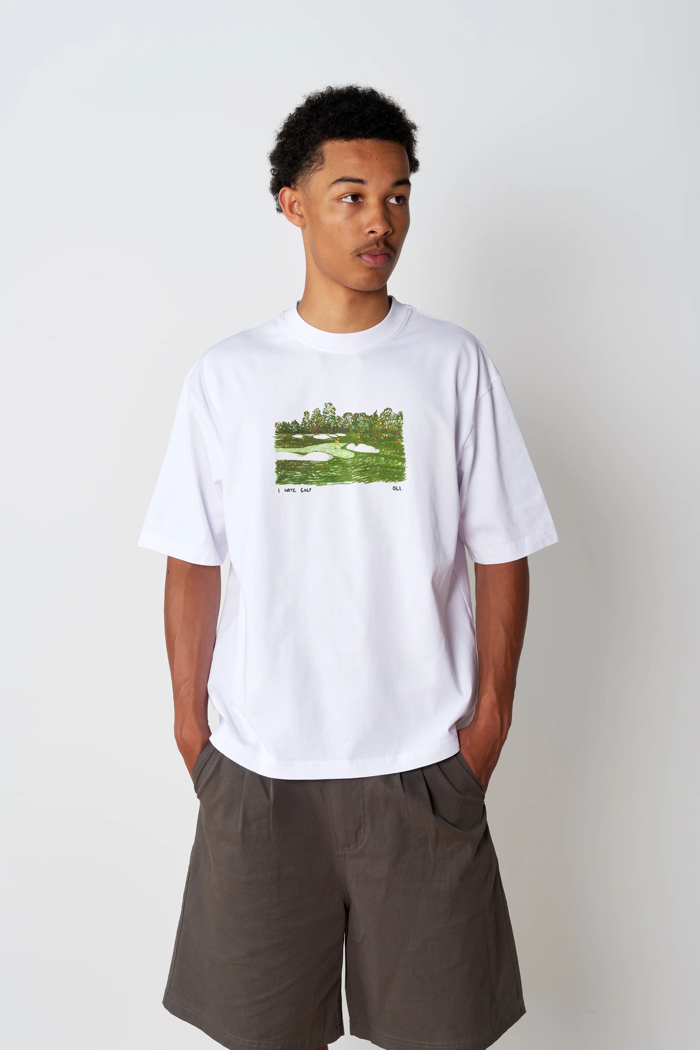 I Hate Golf T - White - Image 4