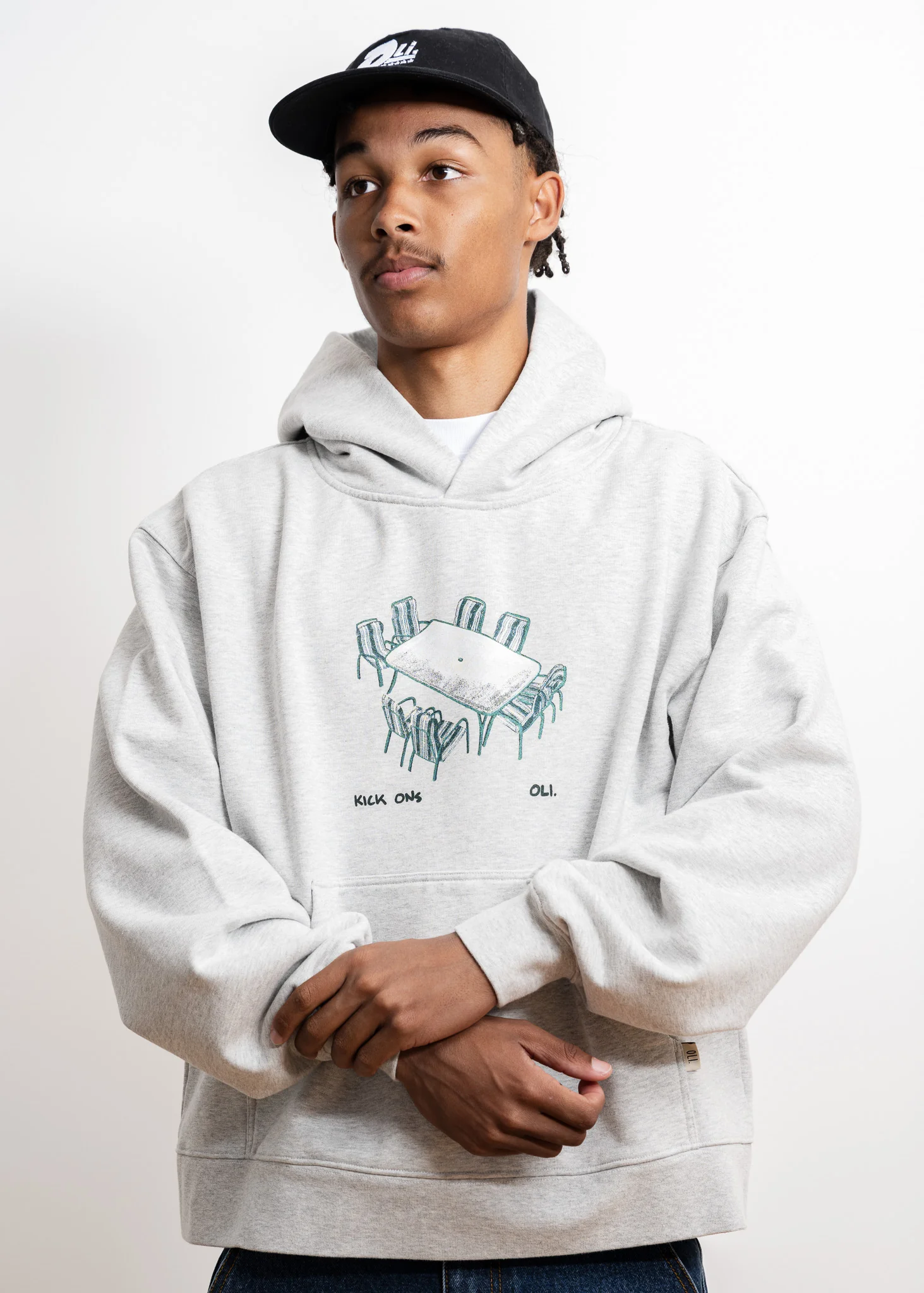Kick Ons Hood - Snow Marle - Image 4