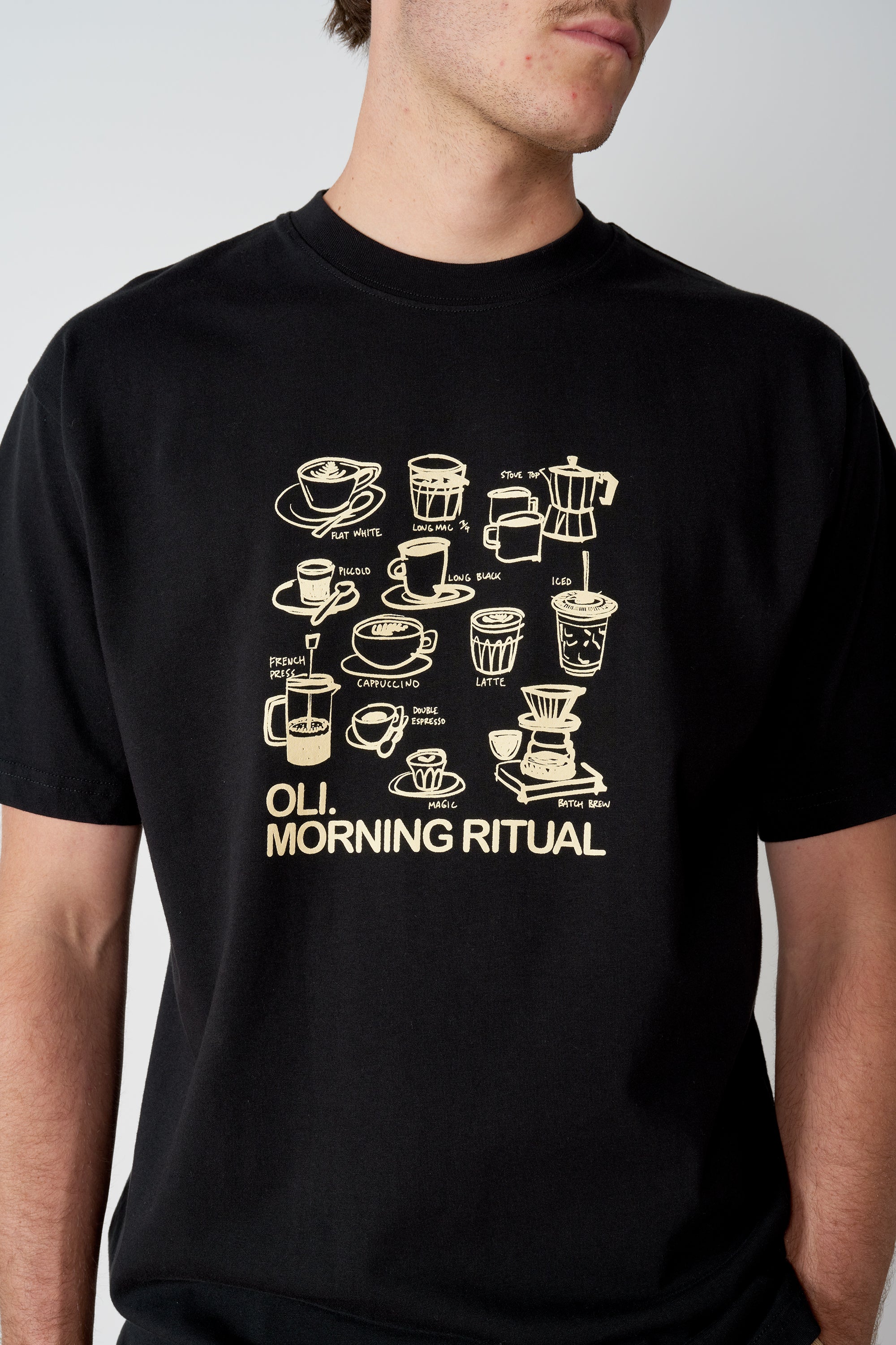 Morning Ritual T - Black - Image 4