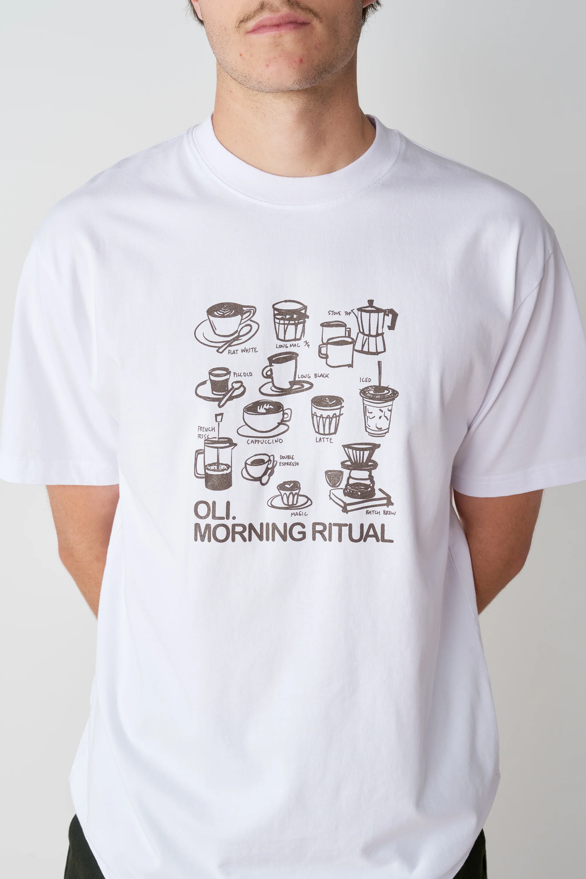 Morning Ritual T - White - Image 4