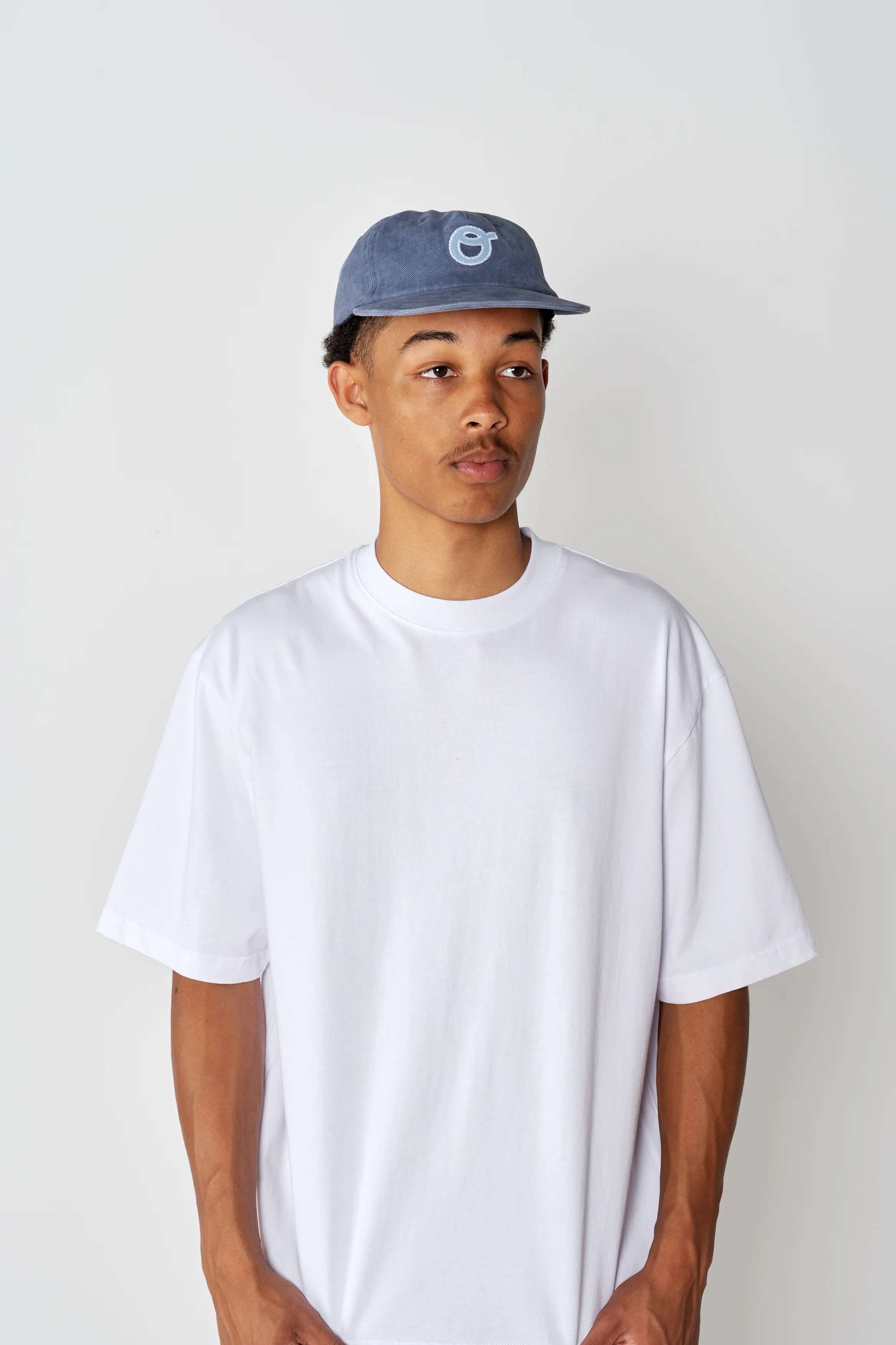 Appliqué Cap - Washed Blue - Image 4