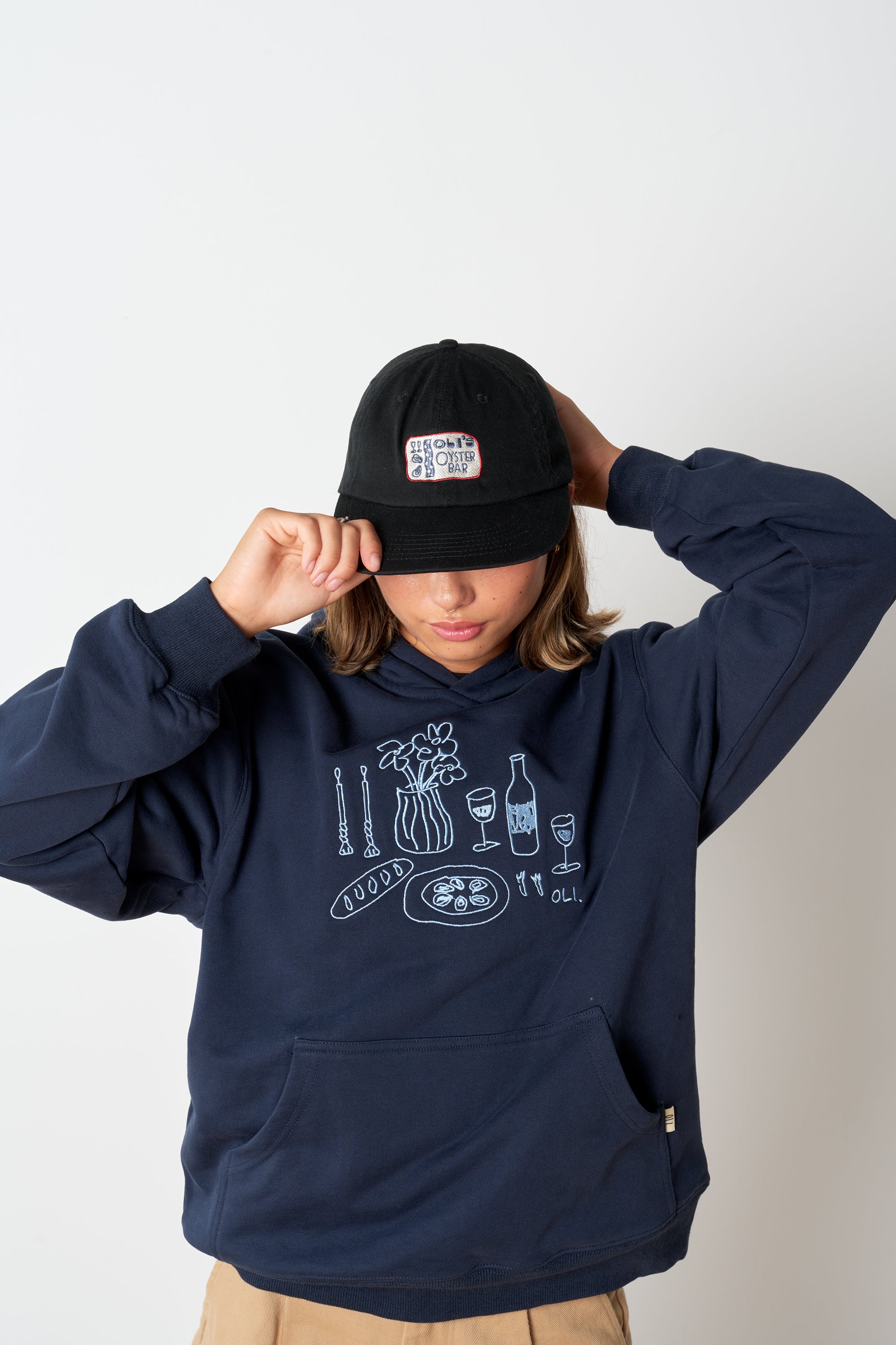 Oyster Bar Cap - Black - Image 5