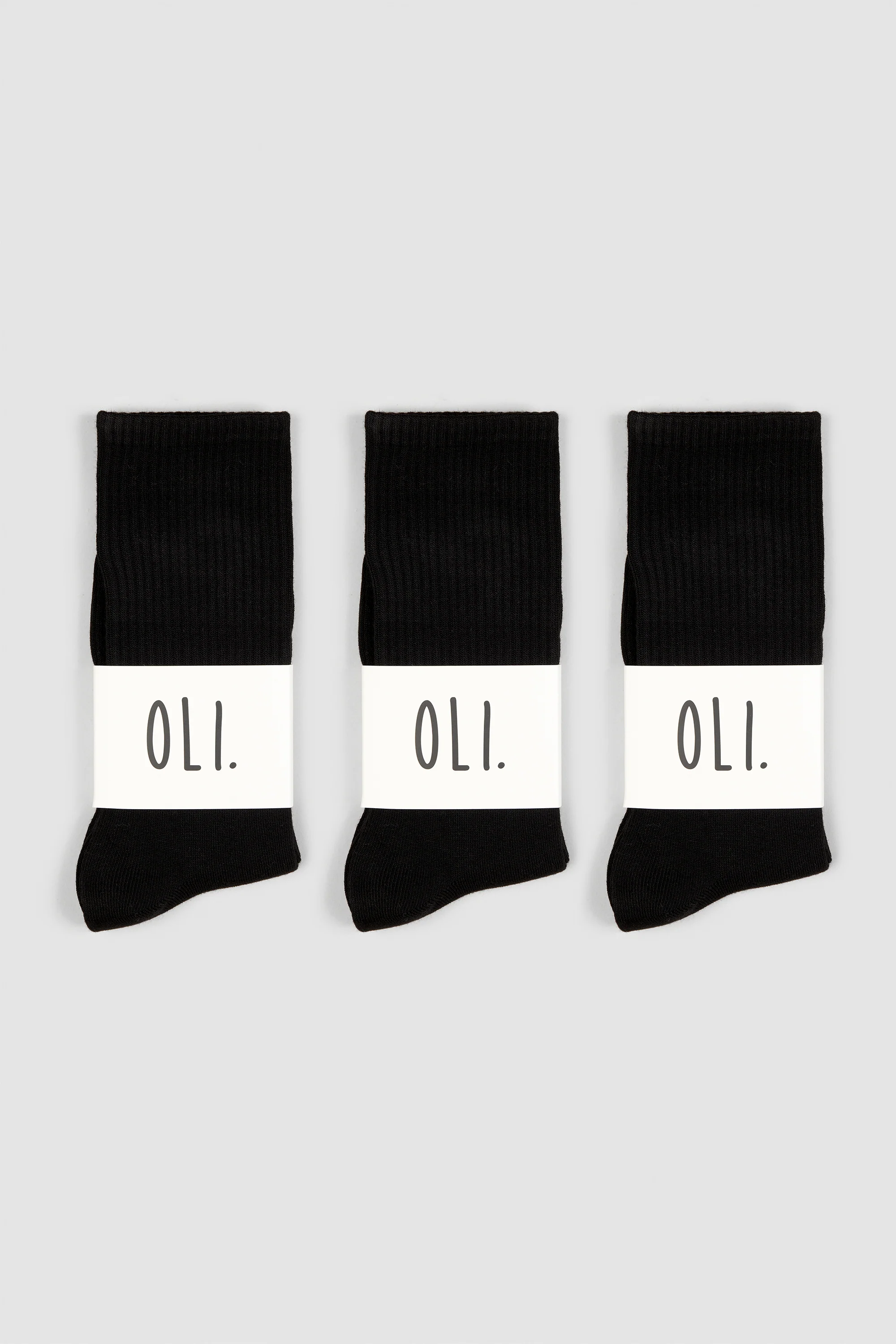 Plain Sock - Black - Image 2
