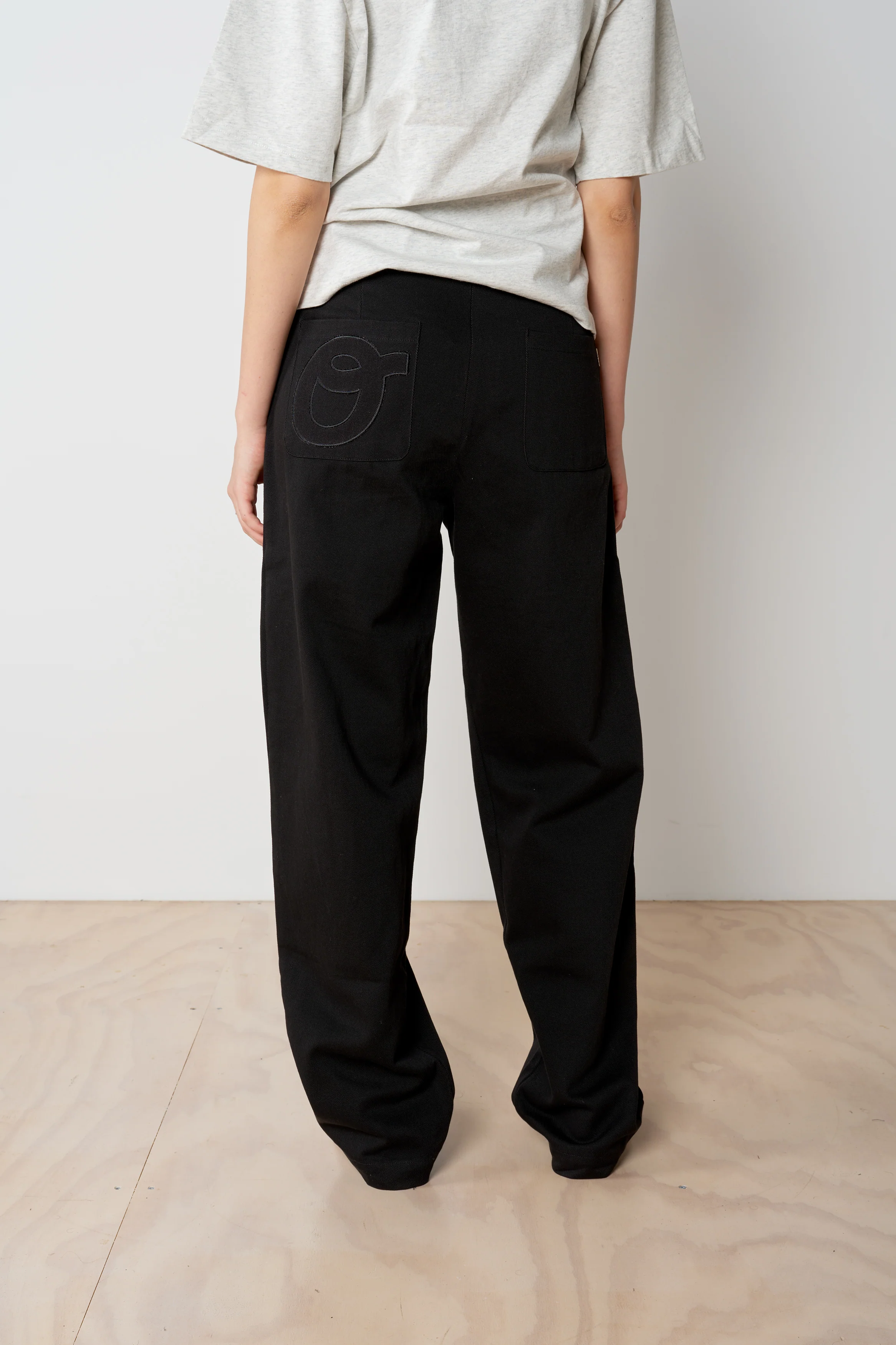 Pleated Pant - Black - Image 6