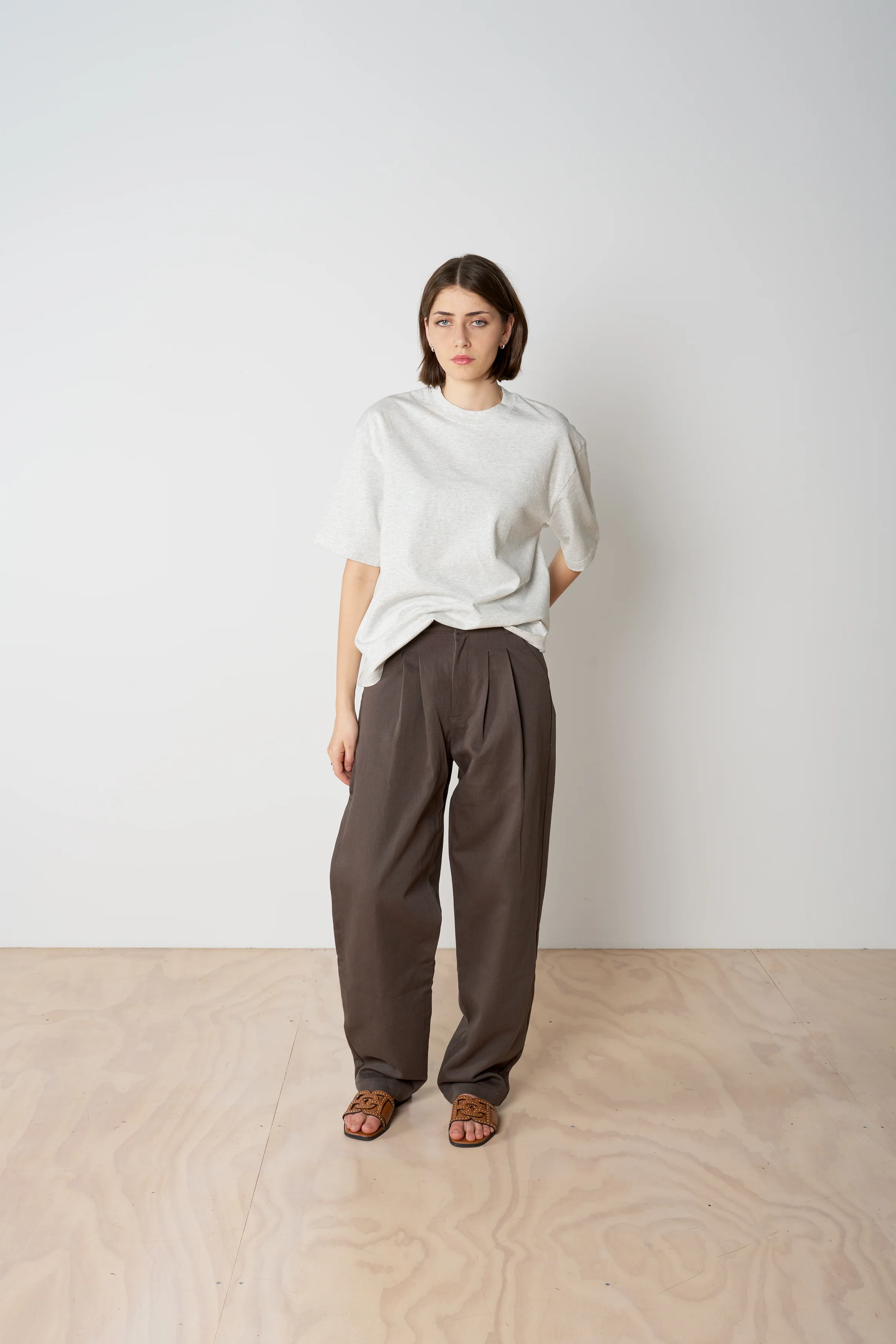 Pleated Pant - Coal - Image 4