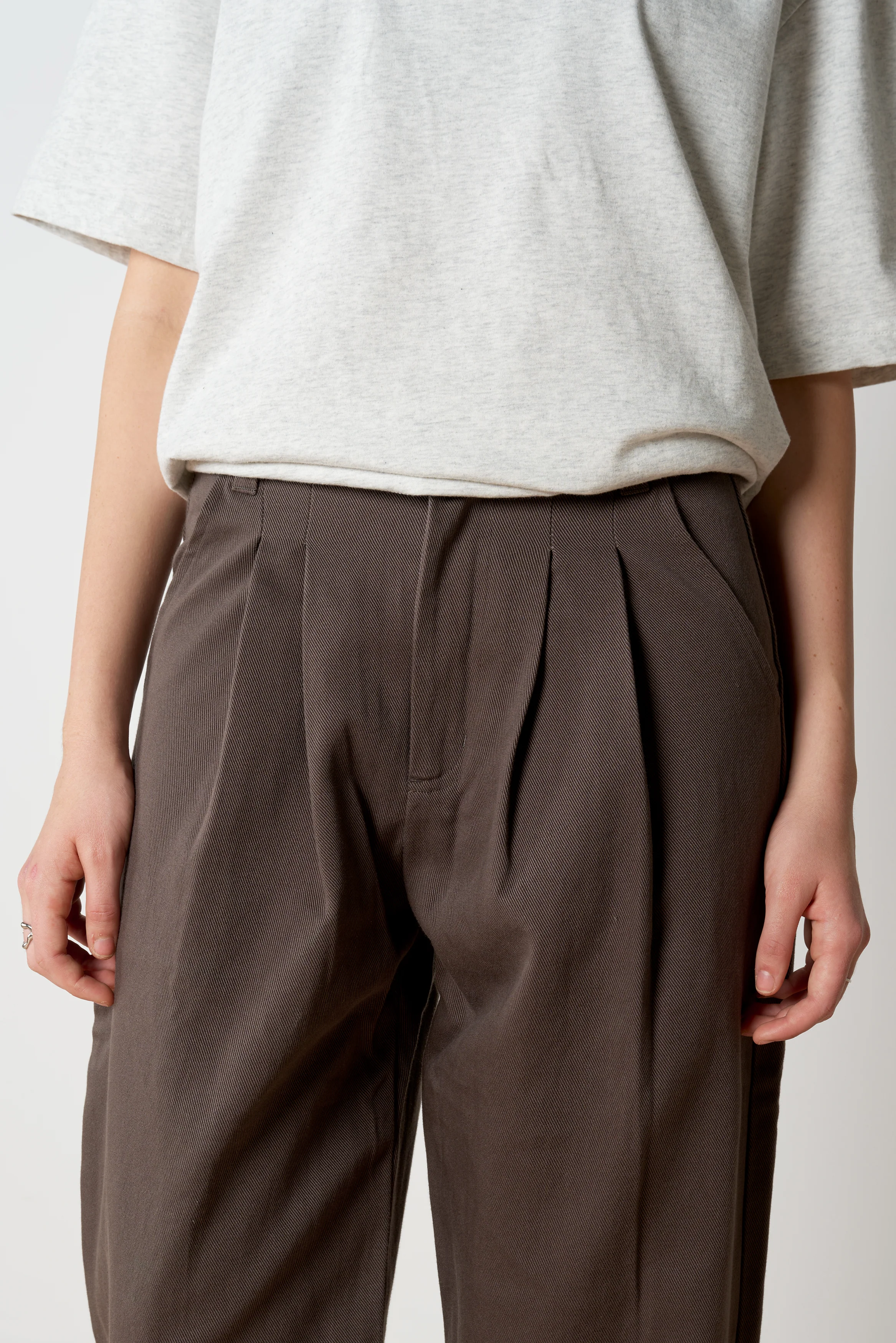 Pleated Pant - Coal - Image 8