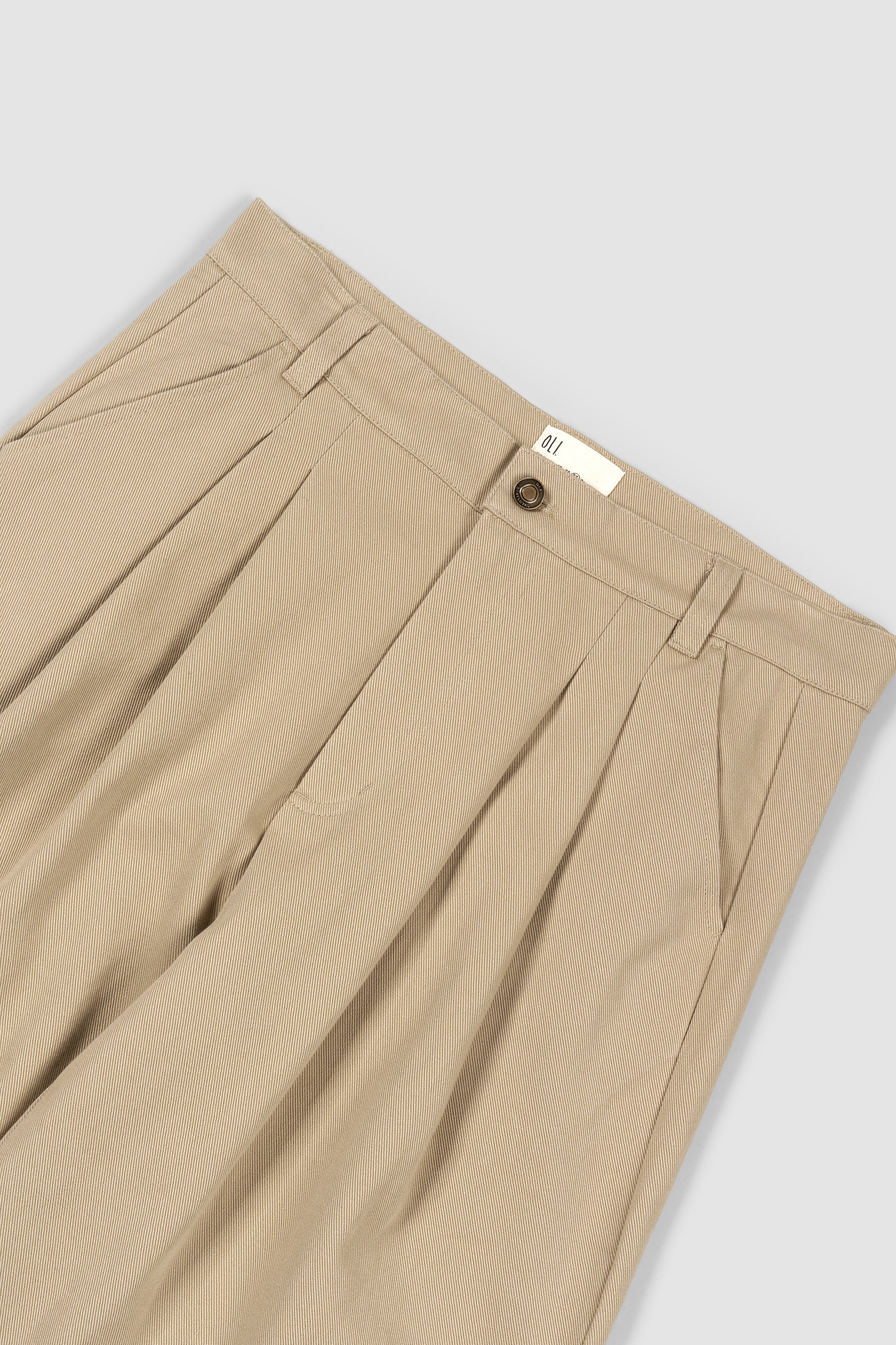 Pleated Pant - Sand - Image 10