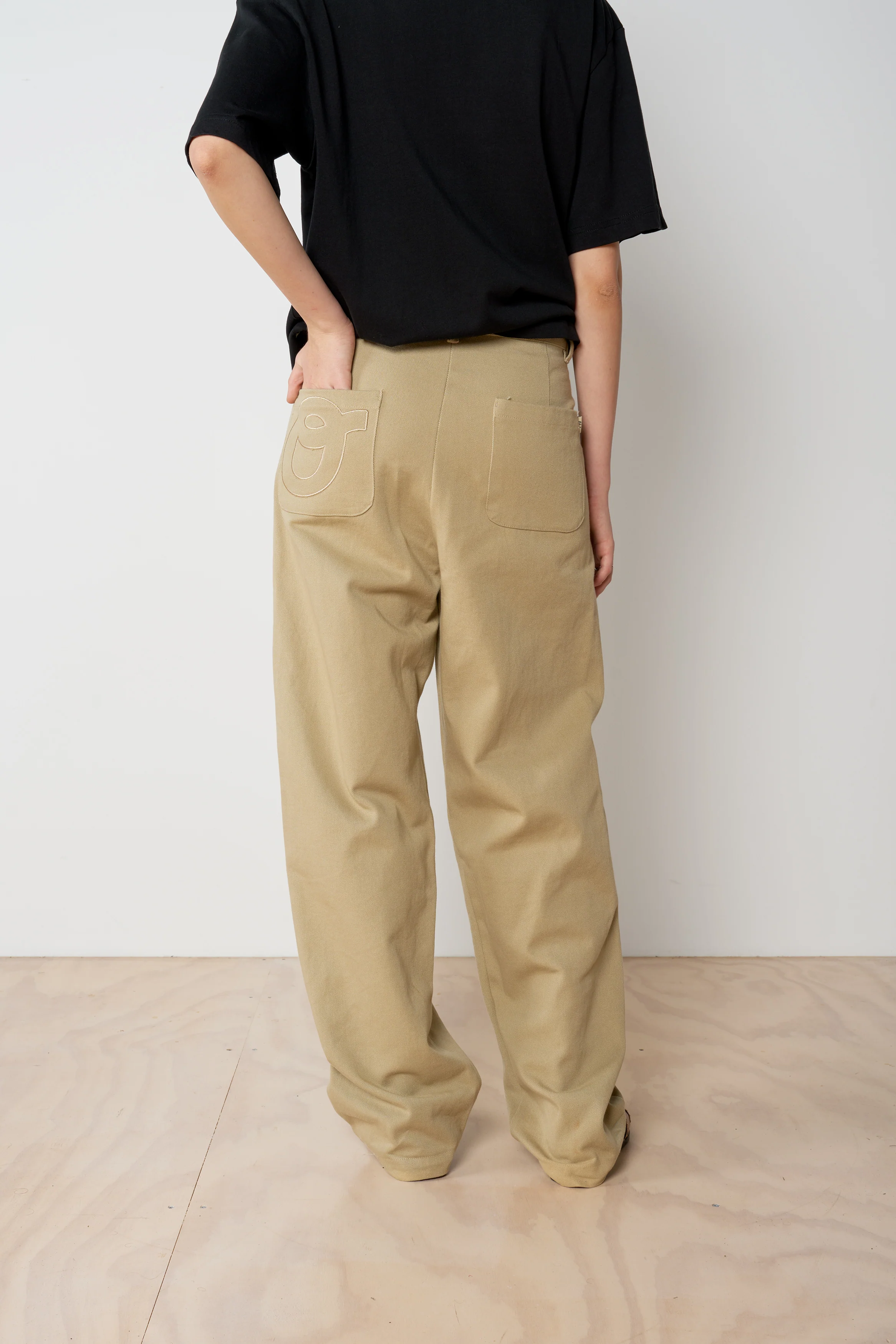 Pleated Pant - Sand - Image 6