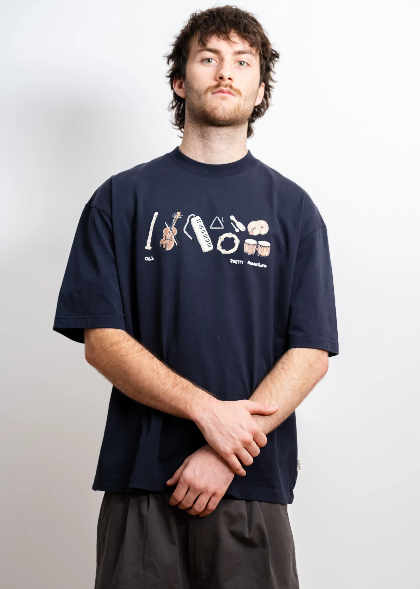 Pretty Annoying T - Navy - Image 4