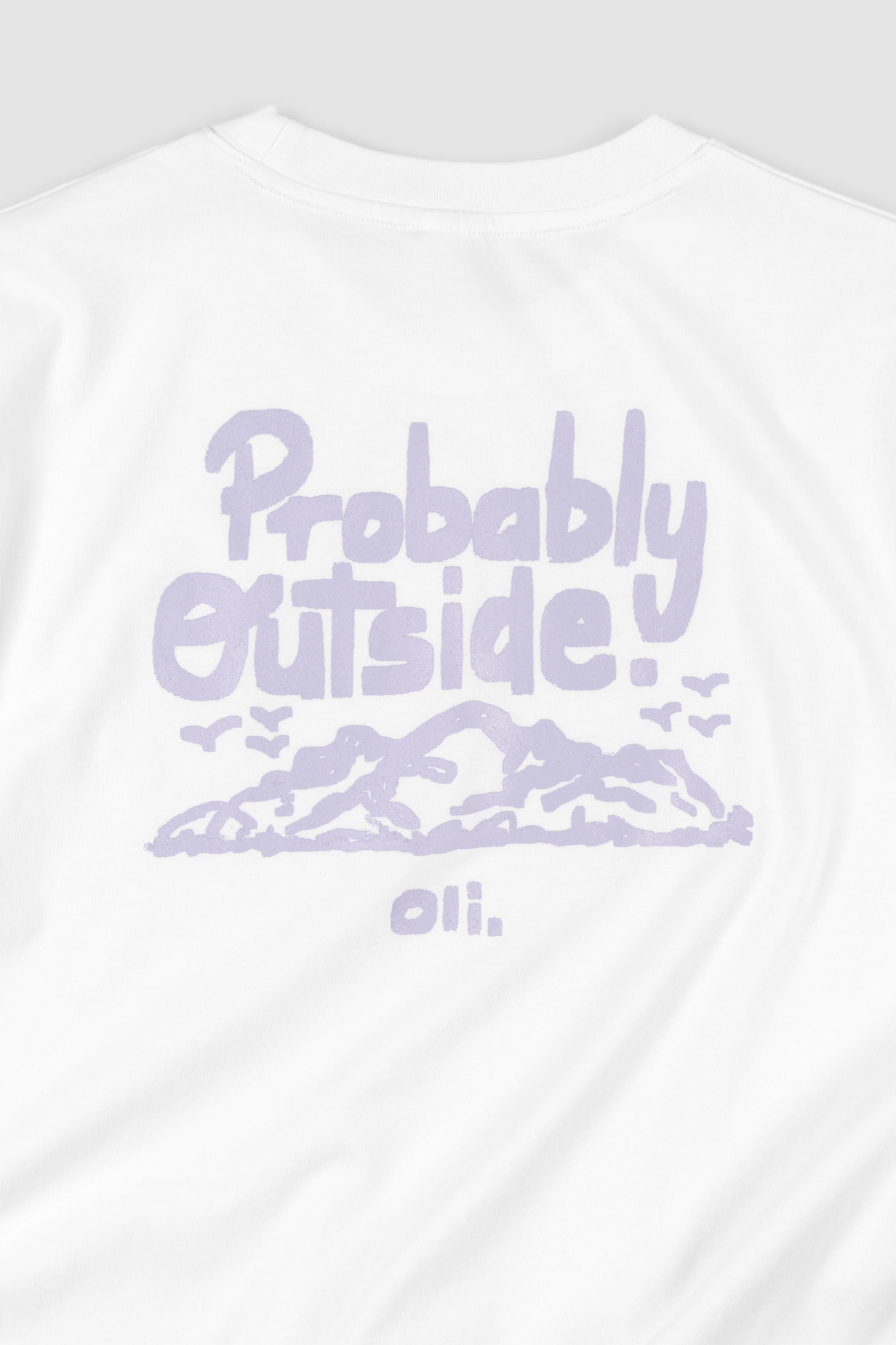 Probably Outside Back Print T - White - Image 5