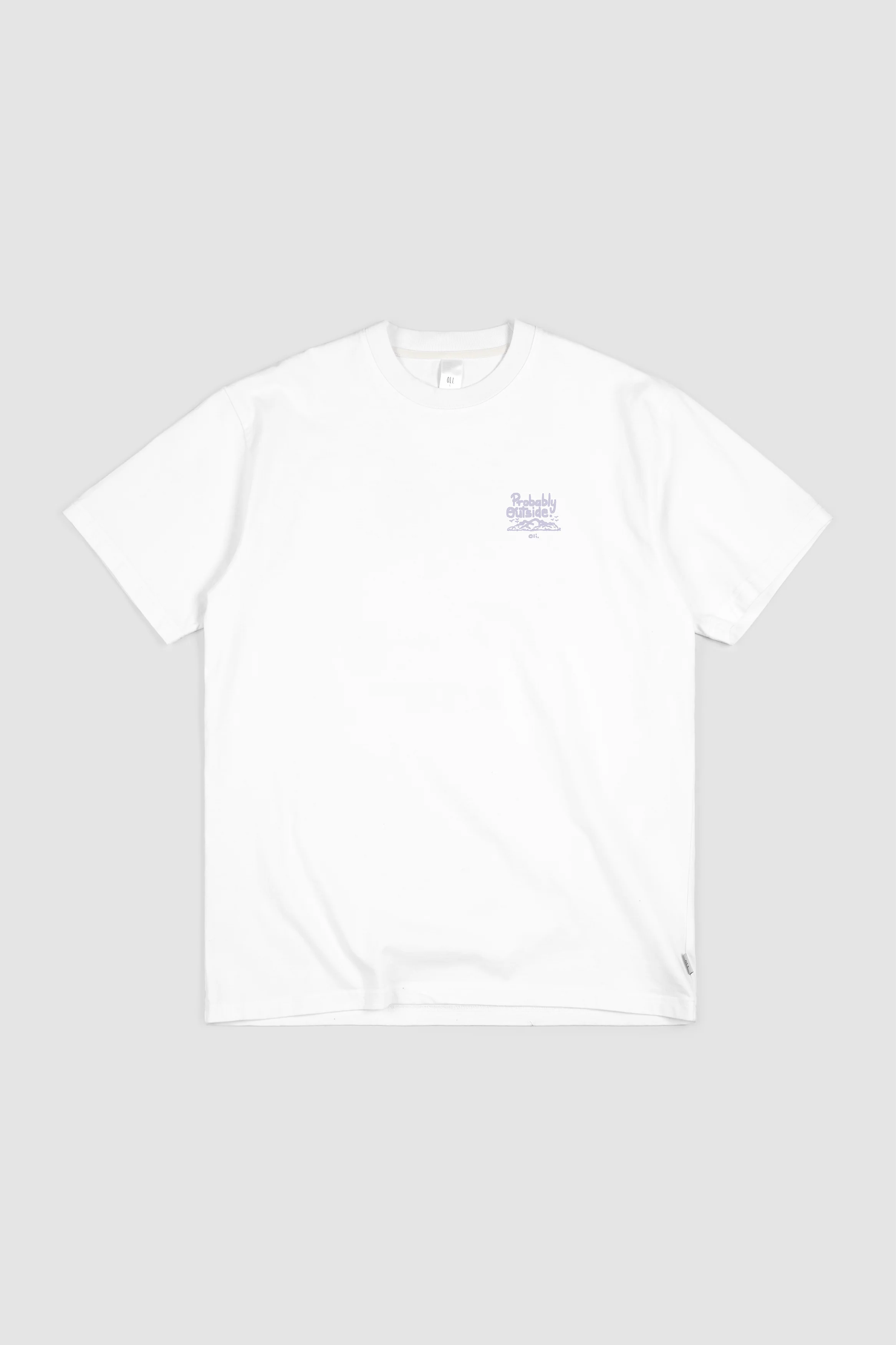 Probably Outside Back Print T - White - Image 6