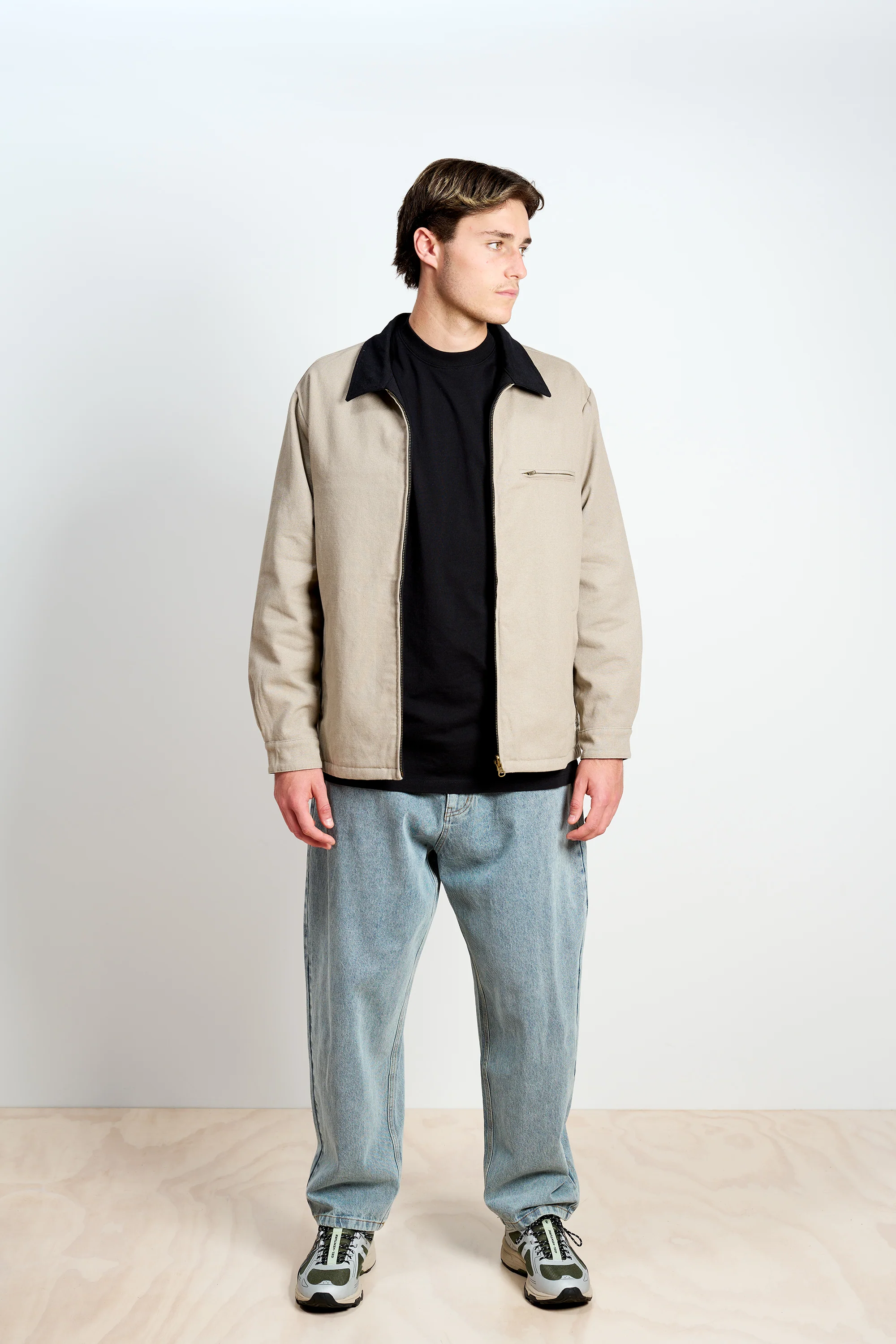 Reversible Kelpie Jacket - Black/Stone - Image 6