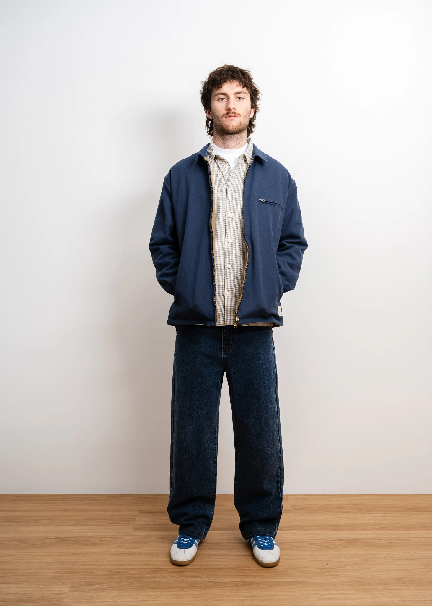 Reversible Kelpie Jacket - Navy/Brown - Image 3