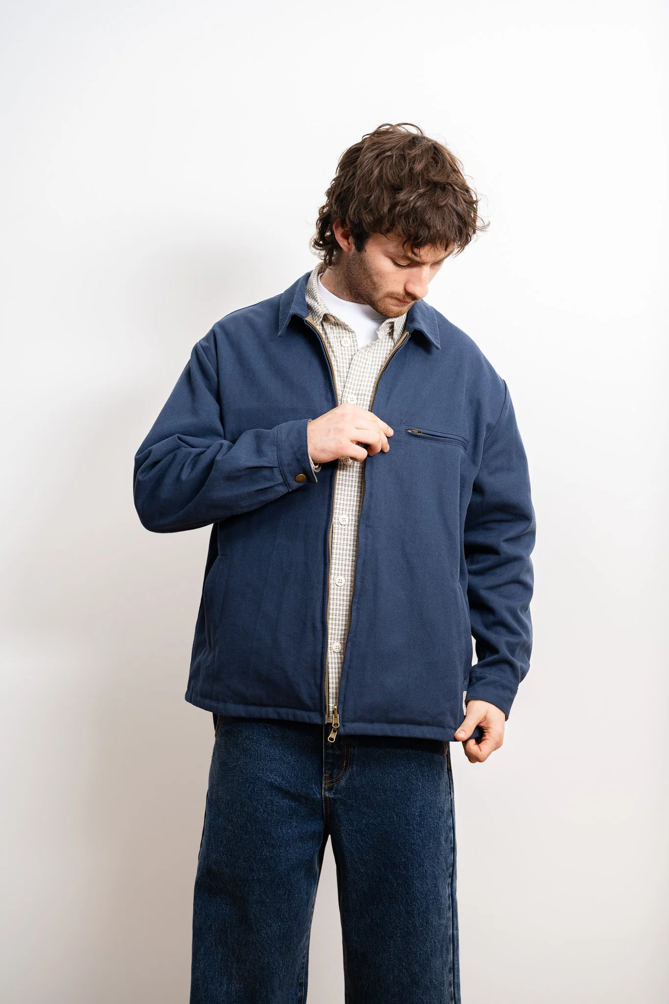 Reversible Kelpie Jacket - Navy/Brown - Image 4