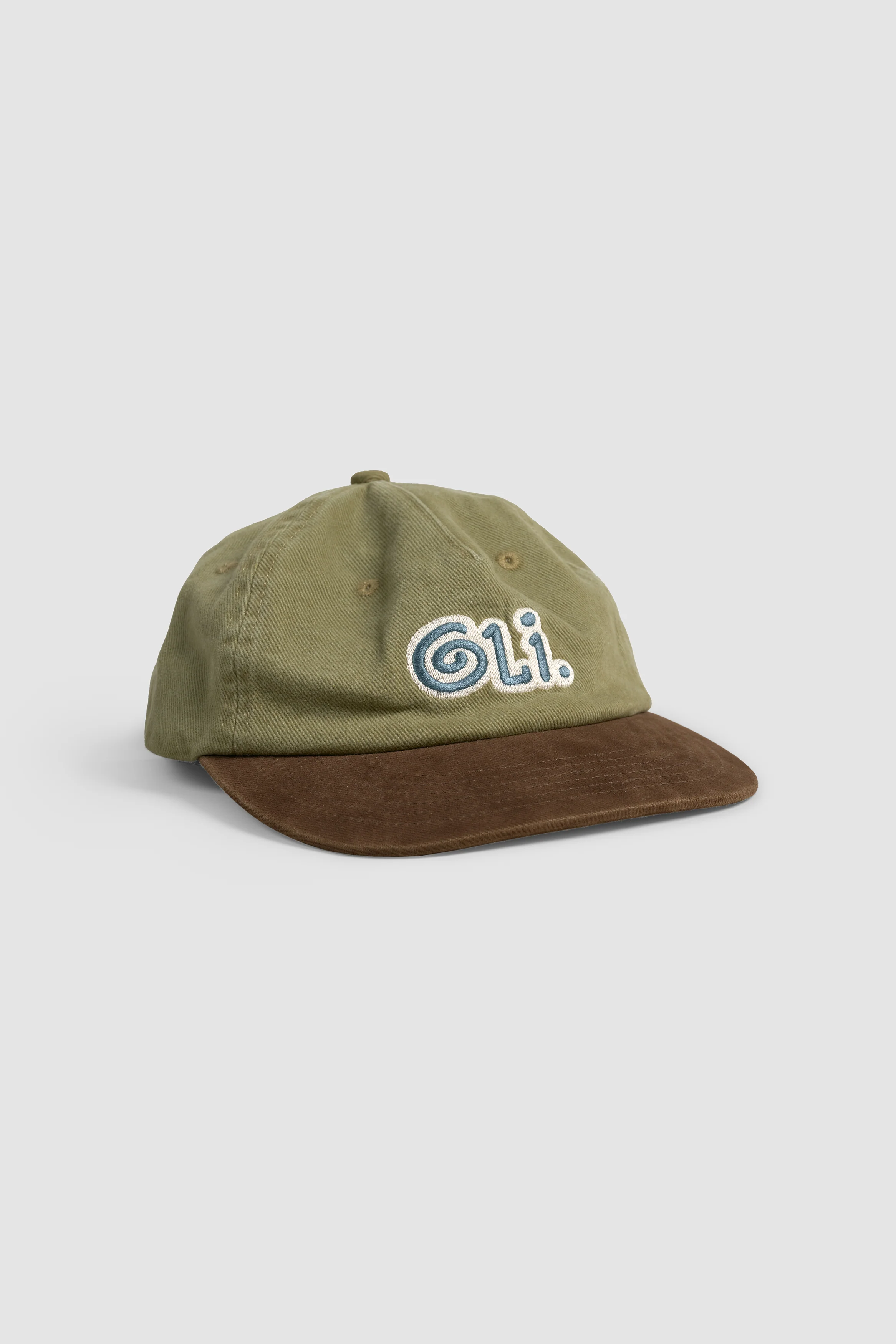 Spiral Cap - Sage/Brown