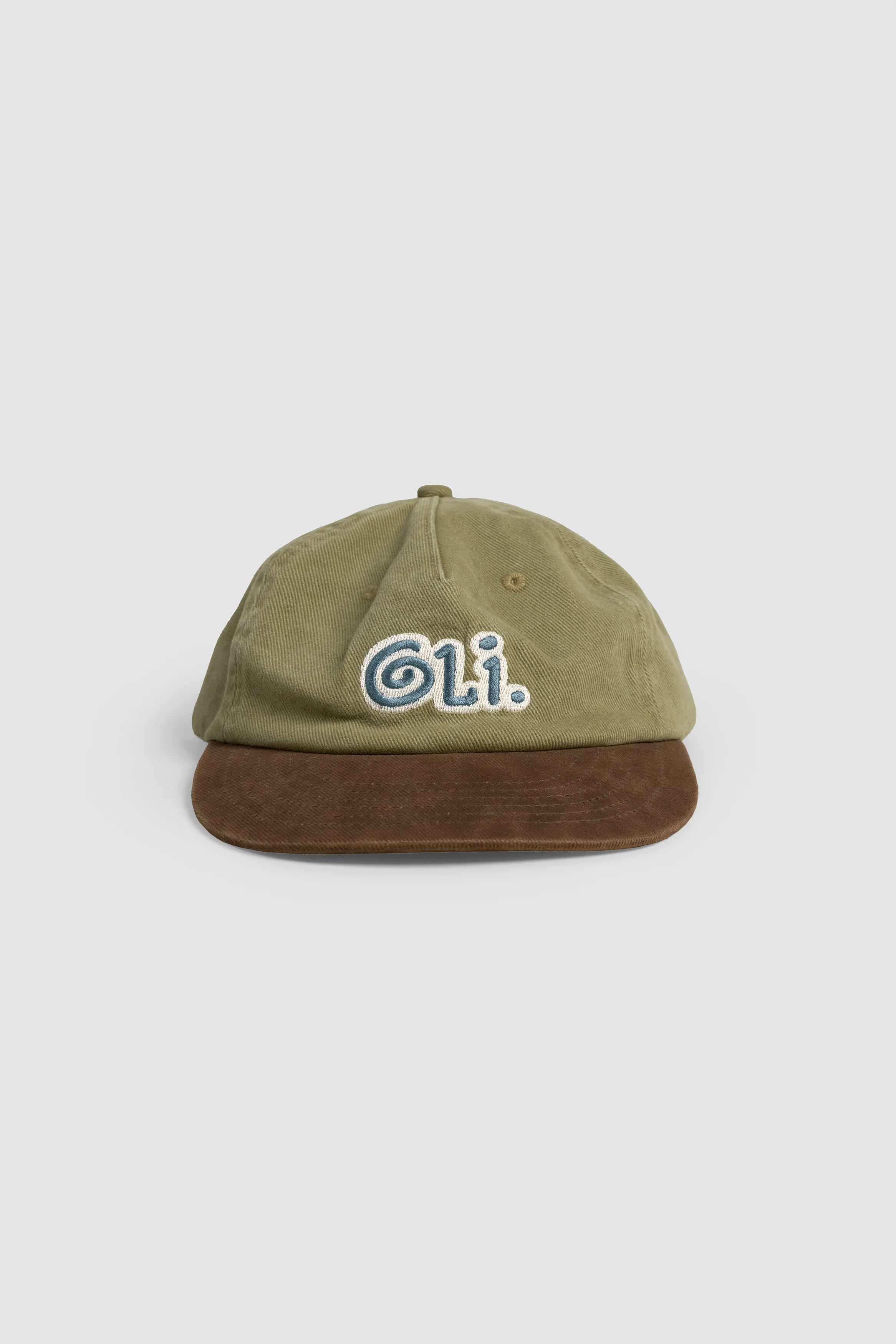 Spiral Cap - Sage/Brown - Image 2
