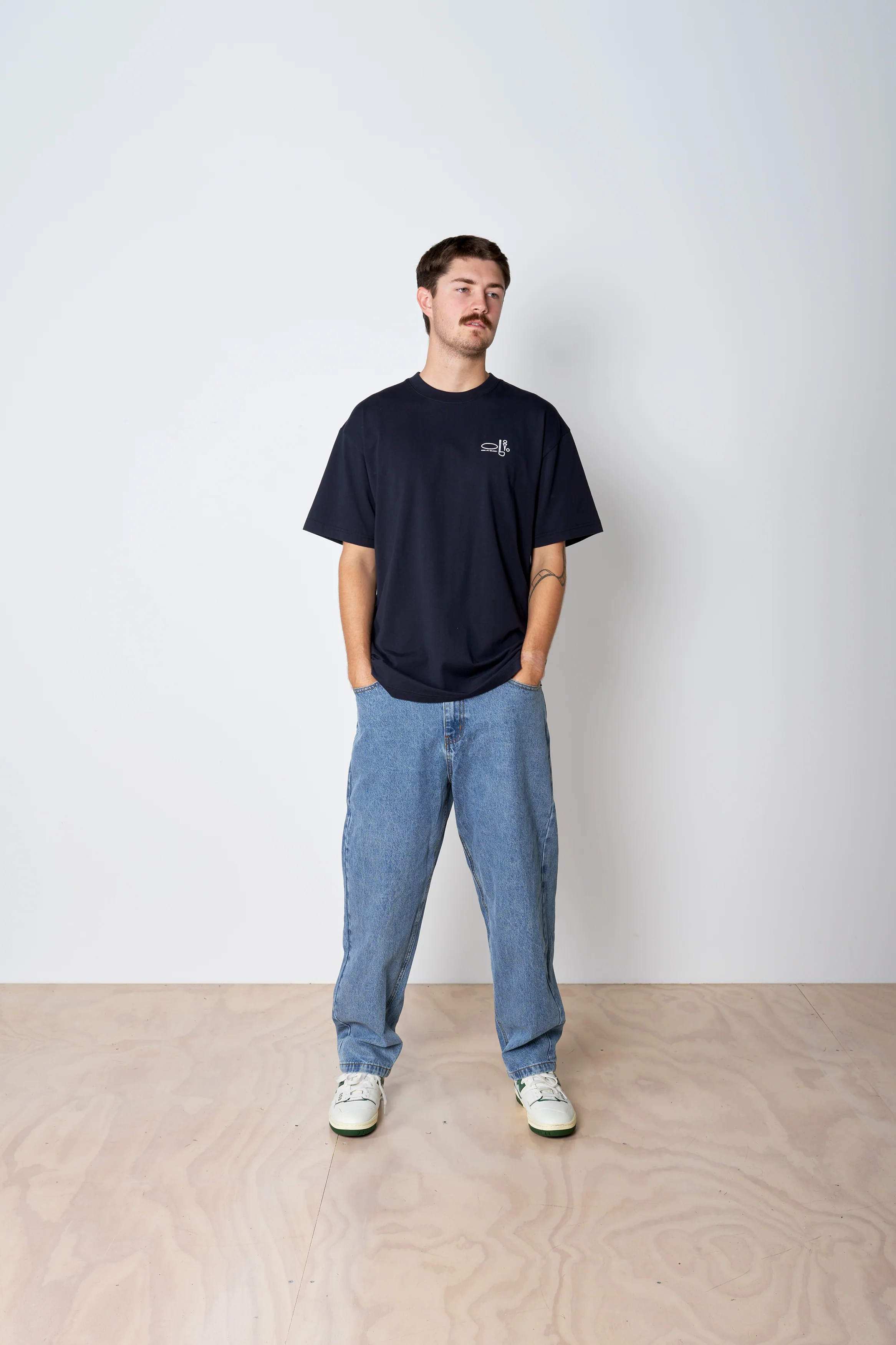 Work Life Balance Back Print T - Navy - Image 3