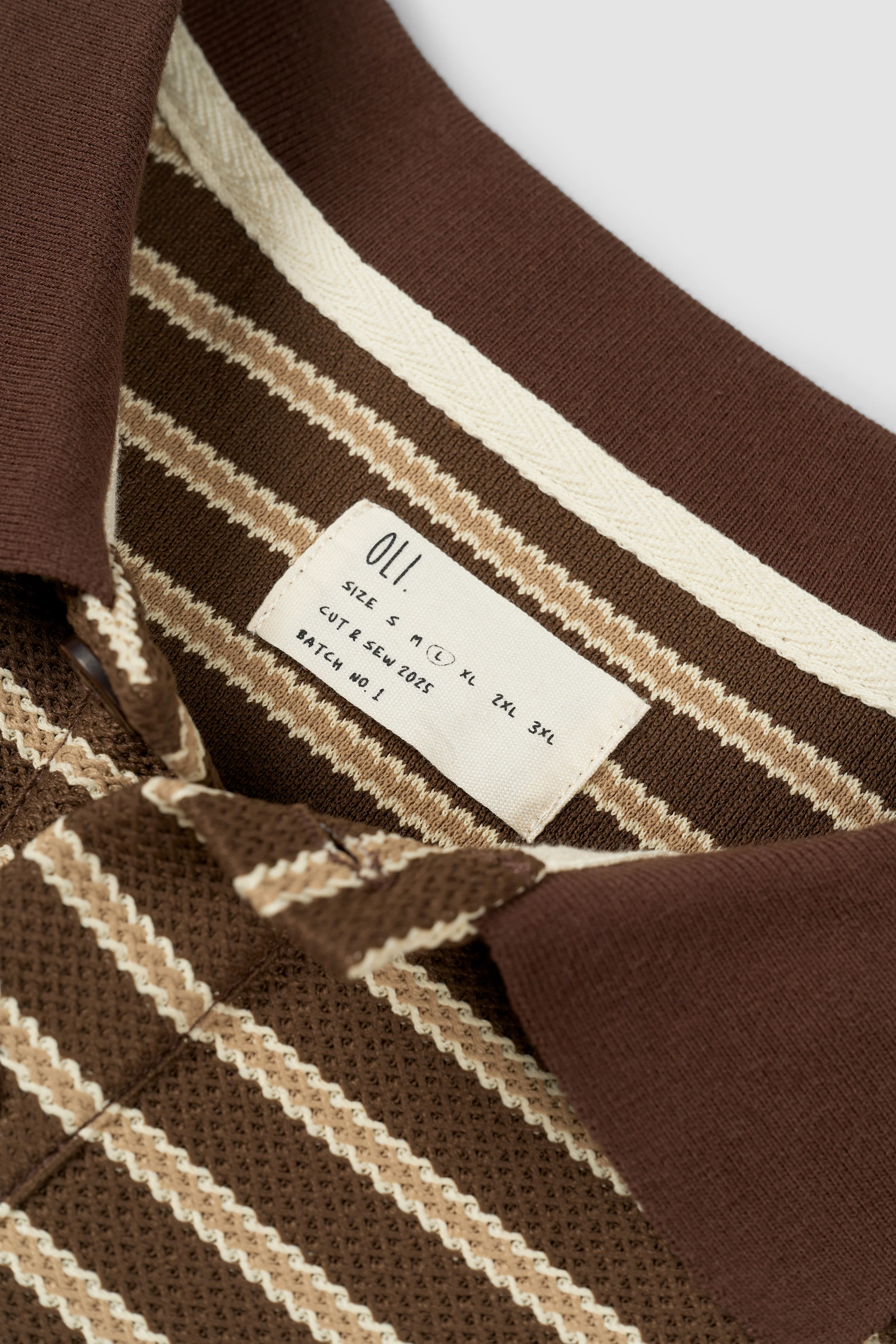 Woven Polo - Choc - Image 6