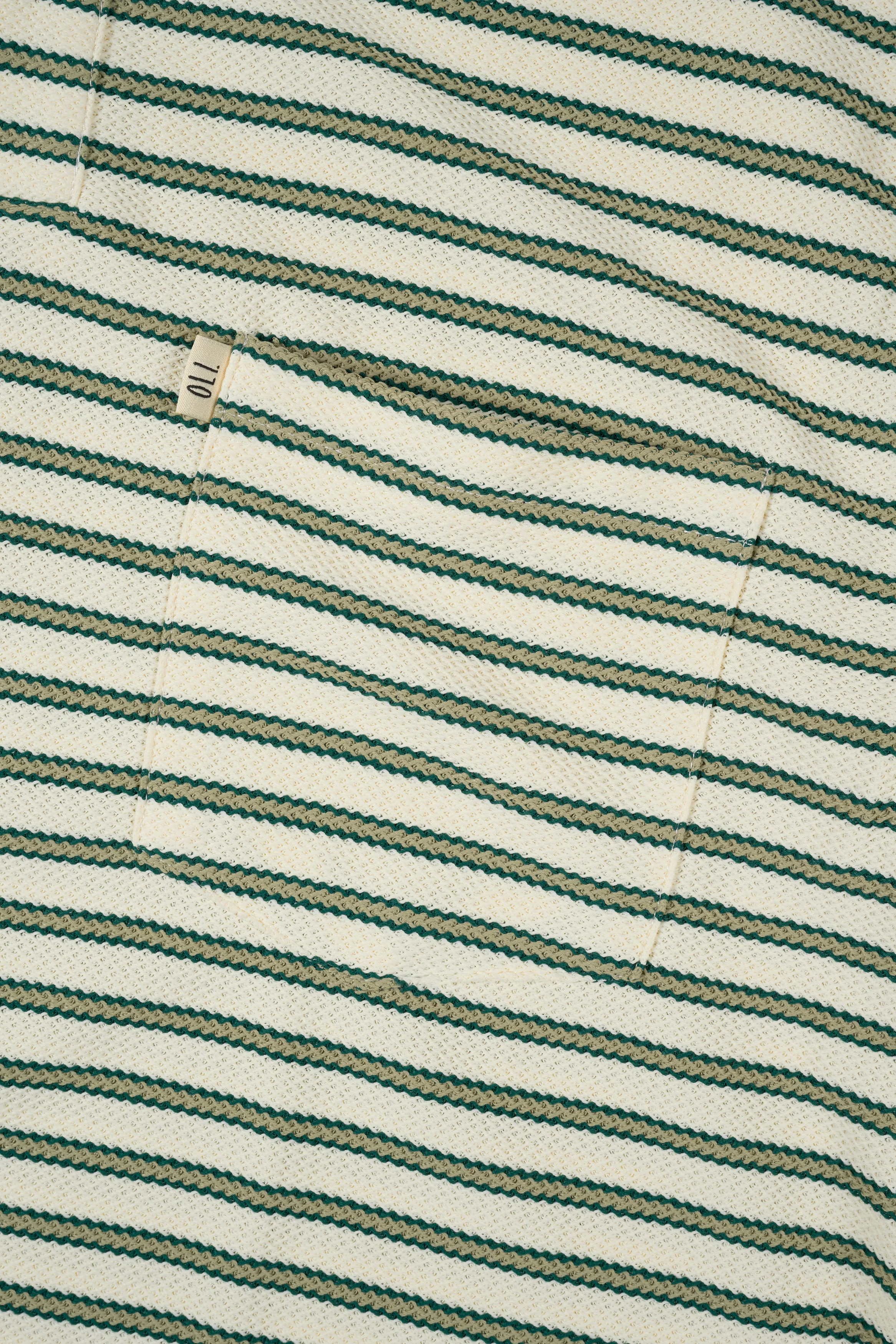 Woven Polo - White - Image 8